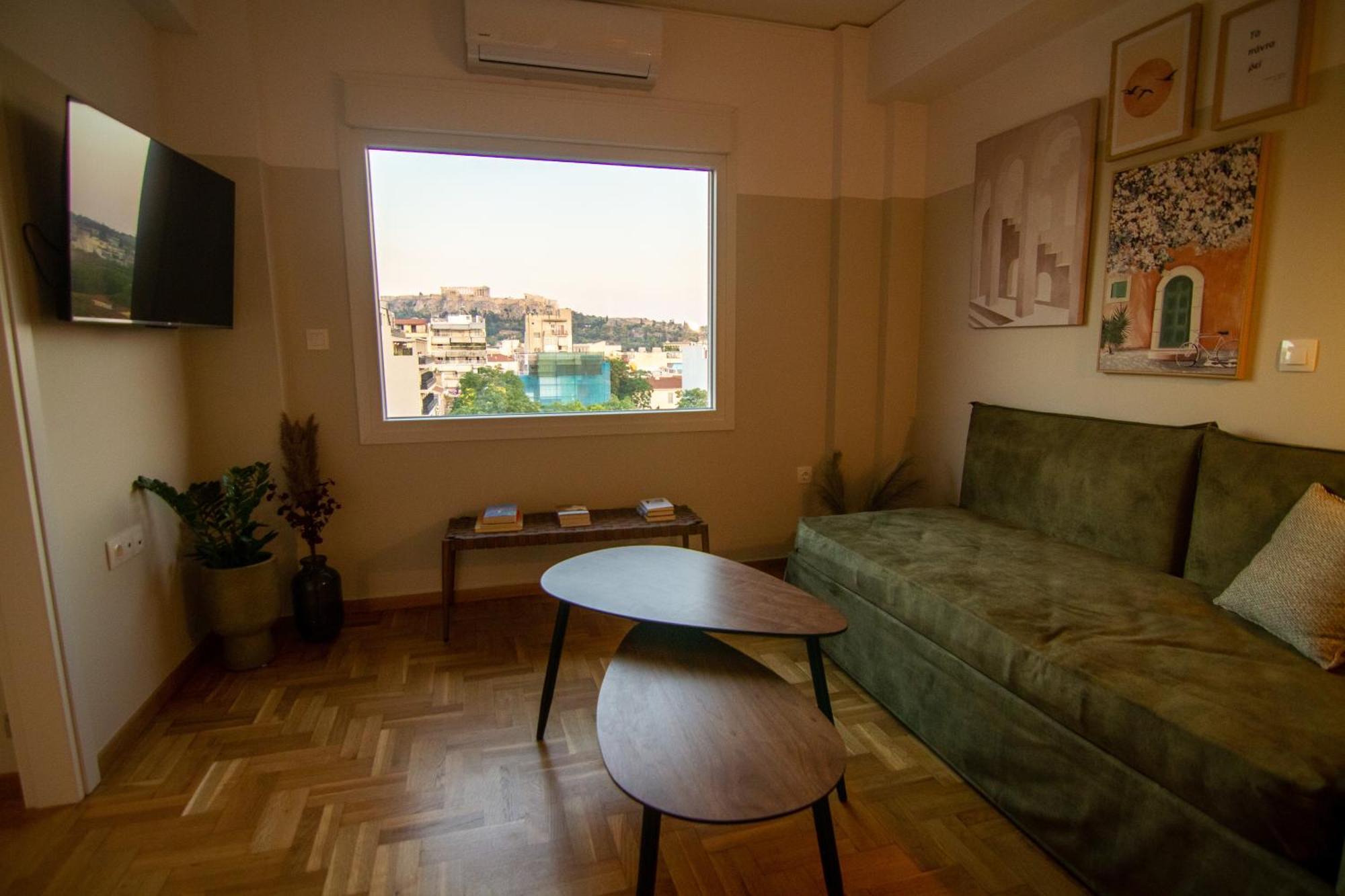 Apartment Stunning Acropolis View - 500m Metro - At Historical Center