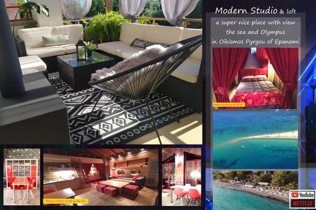 Modern Studio&loft By The Sea Holiday home Epanomi