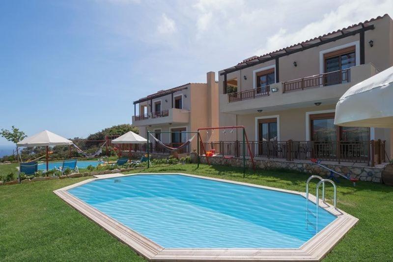 Villa Triopetra Luxury Villas Fournou Lago Superior Villa With Private Pool Stefania