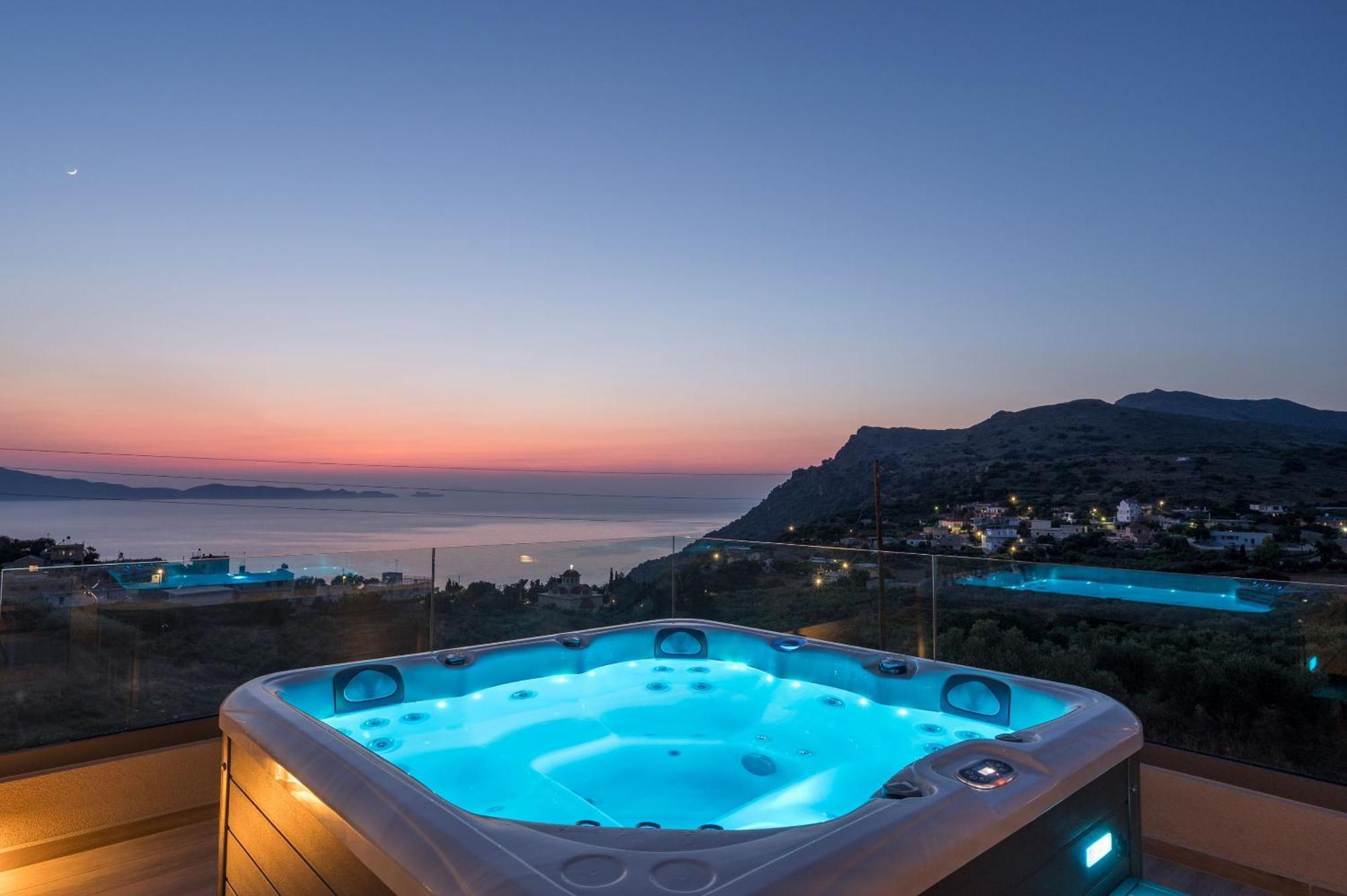 Ekphrasis With Sea View And Jacuzzi Villa Ravdhoukha