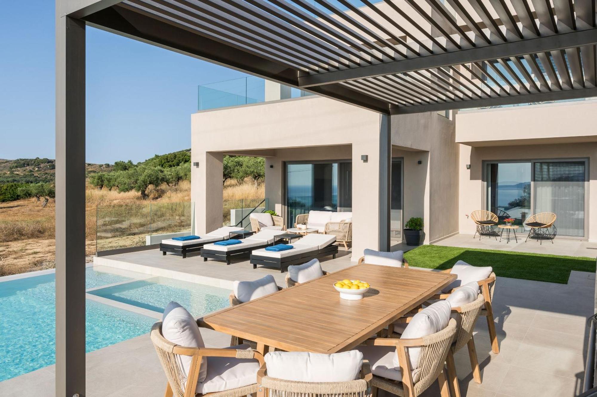 Villa Ekphrasis With Sea View And Jacuzzi Ravdhoukha