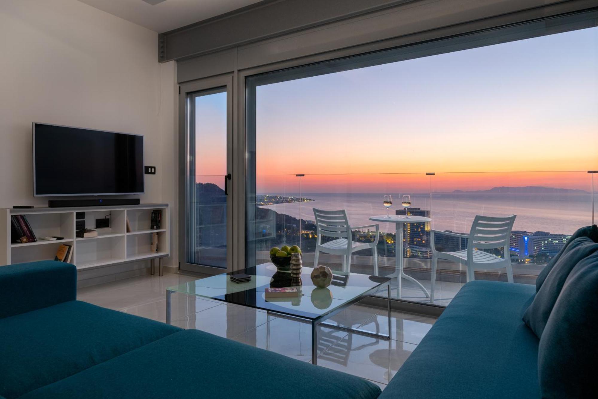 Rhodesrentalsgr Presents Rhodes Skyline