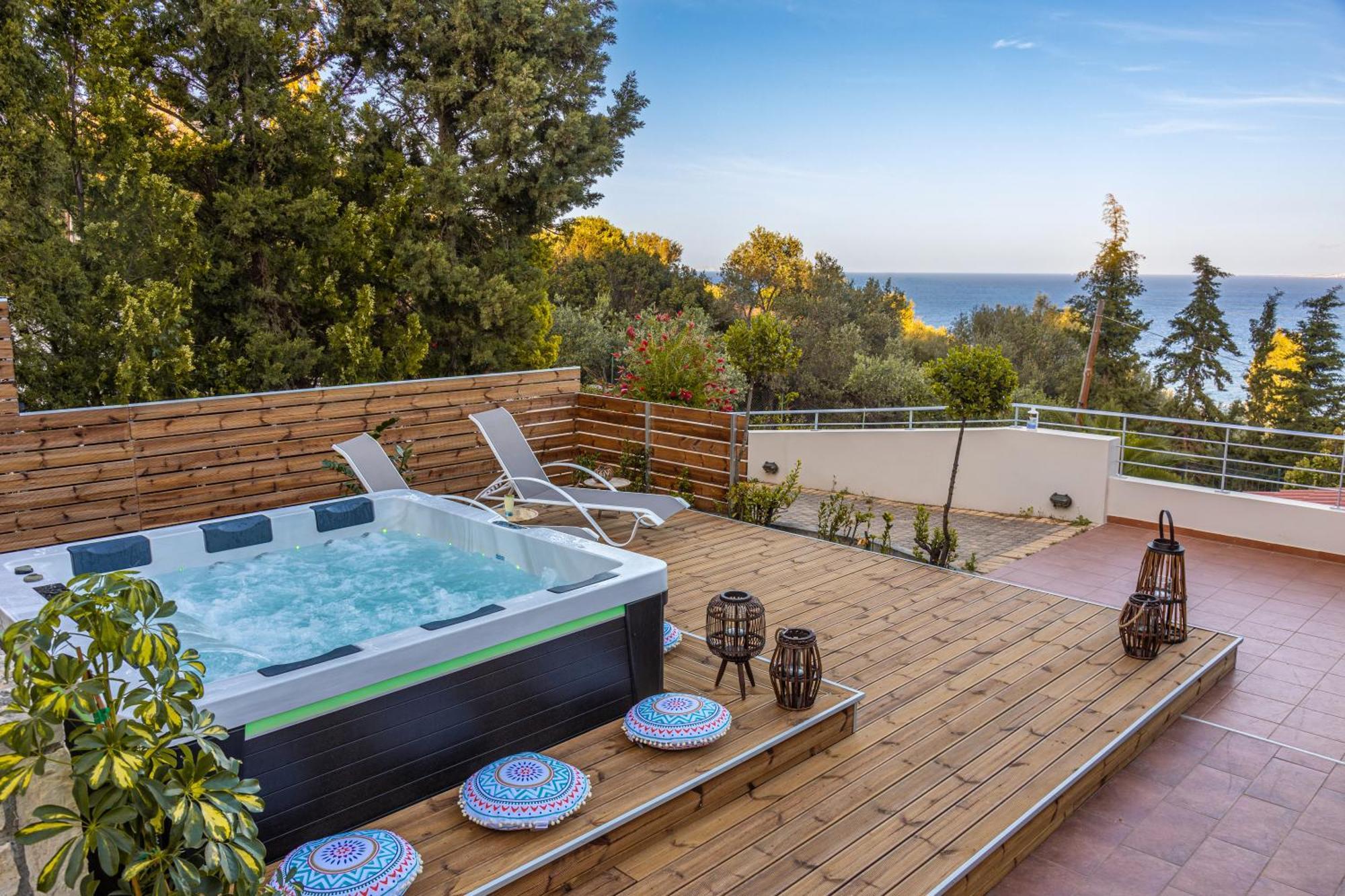 Apartment Albore Imblue, Jacuzzi Bliss In Countryside Escapes Palaiokastro (Crete)