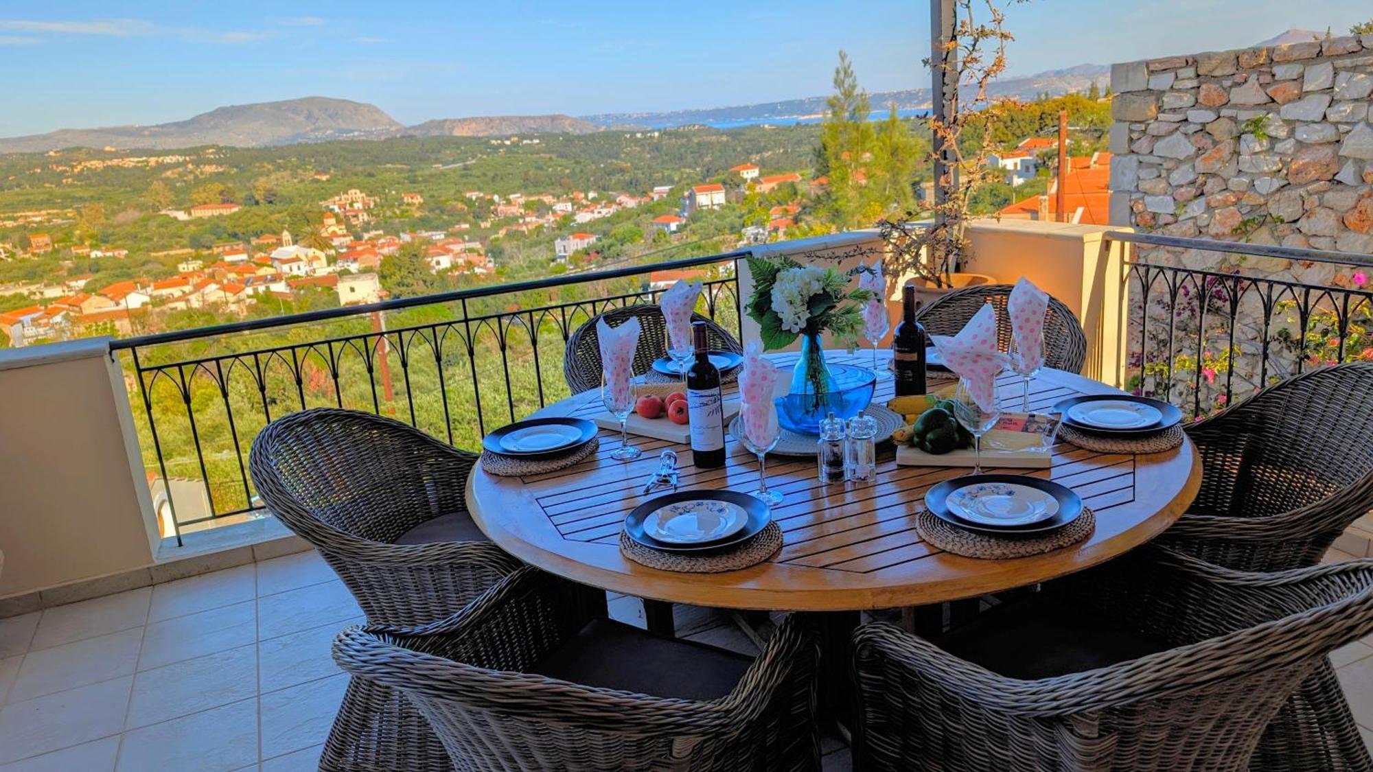 Koumos - Crete Holidays With Pool And Views *