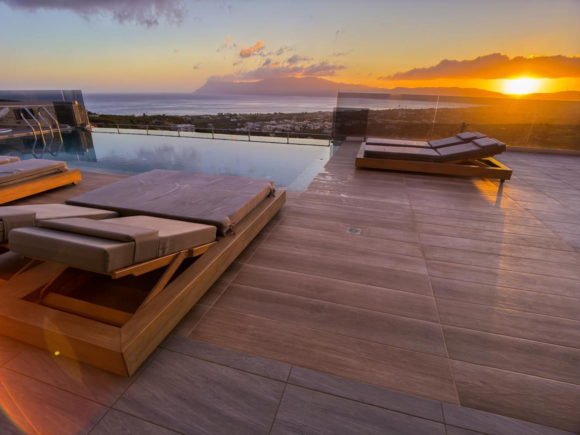 Heated Pool & Jacuzzi, Sea View - Paleokastro Luxury Villa