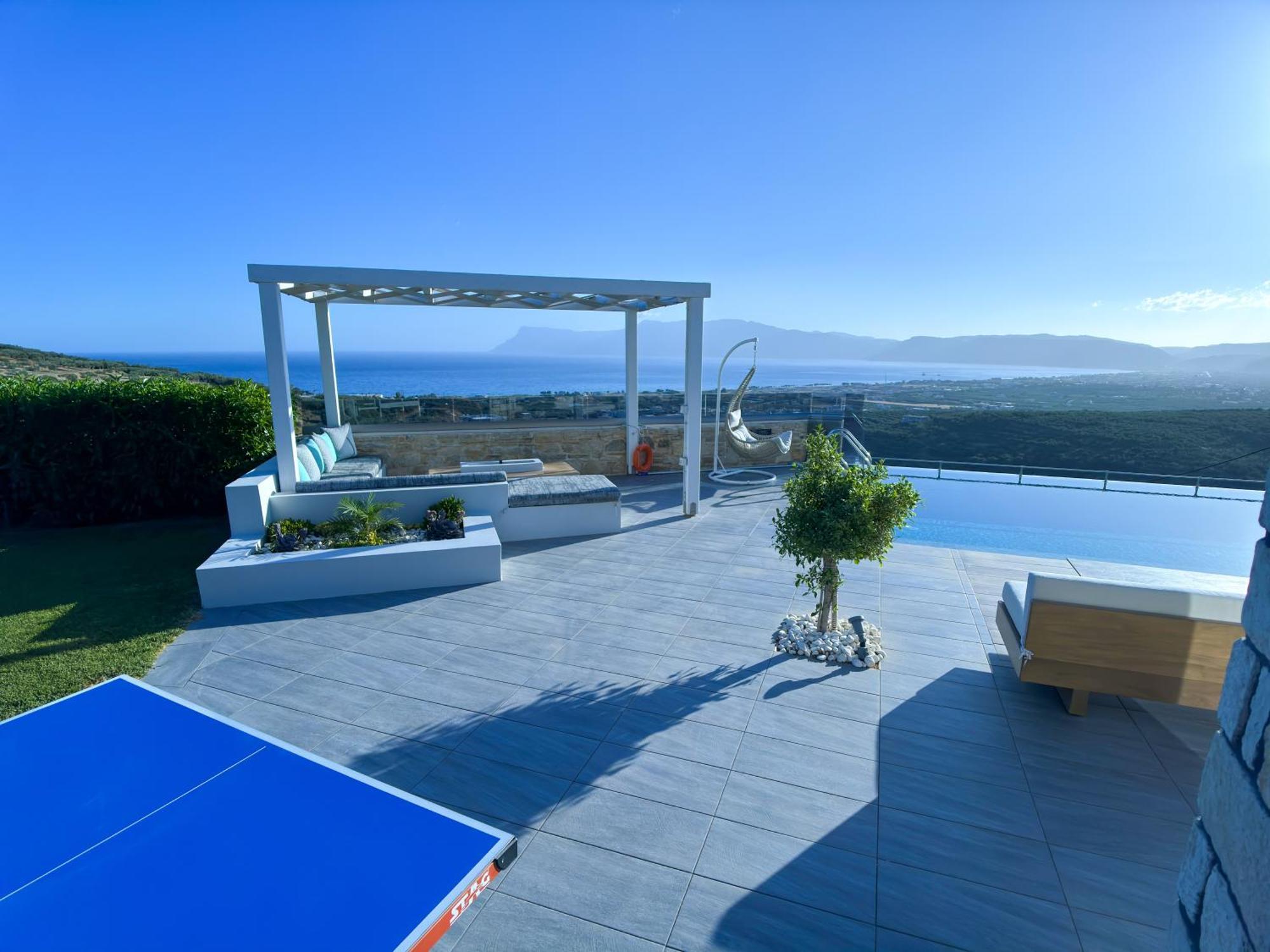 Heated Pool & Jacuzzi, Sea View - Paleokastro Luxury * Kissamos
