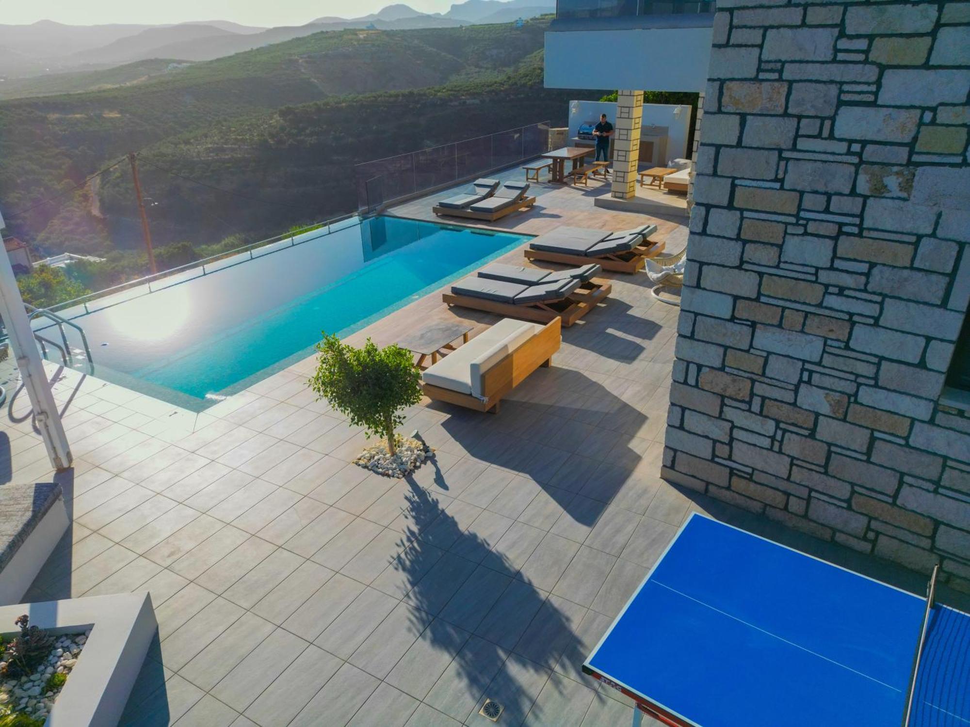 Heated Pool & Jacuzzi, Sea View - Paleokastro Luxury * Kissamos