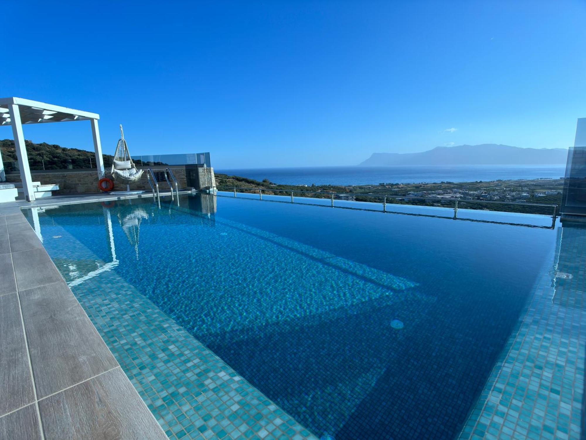 Heated Pool & Jacuzzi, Sea View - Paleokastro Luxury