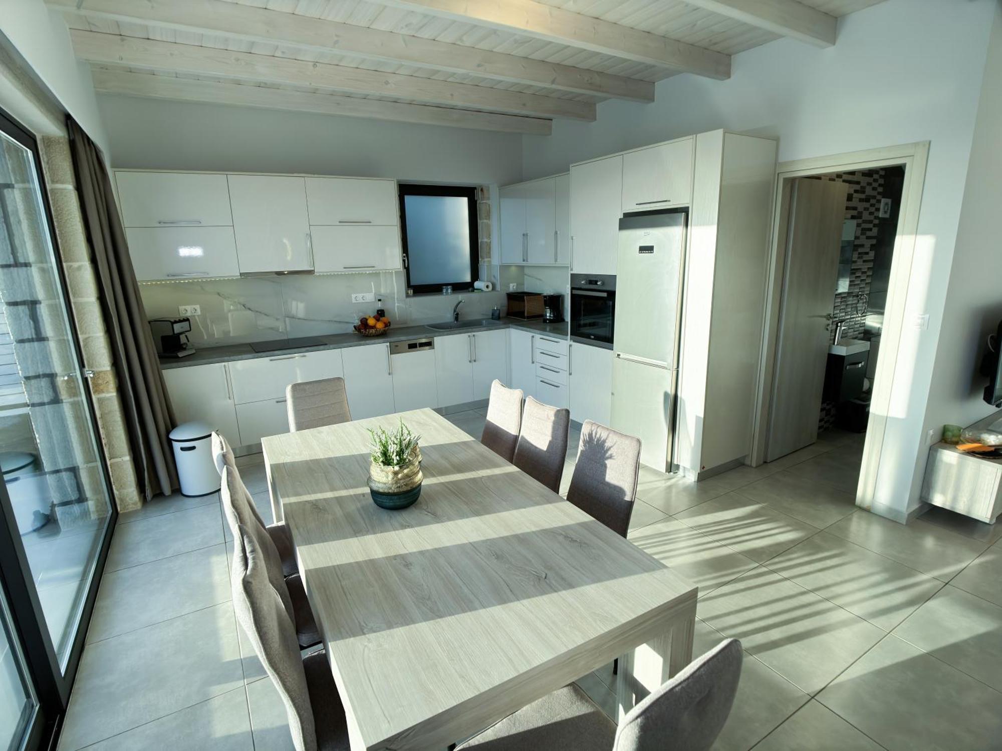 Heated Pool & Jacuzzi, Sea View - Paleokastro Luxury Villa