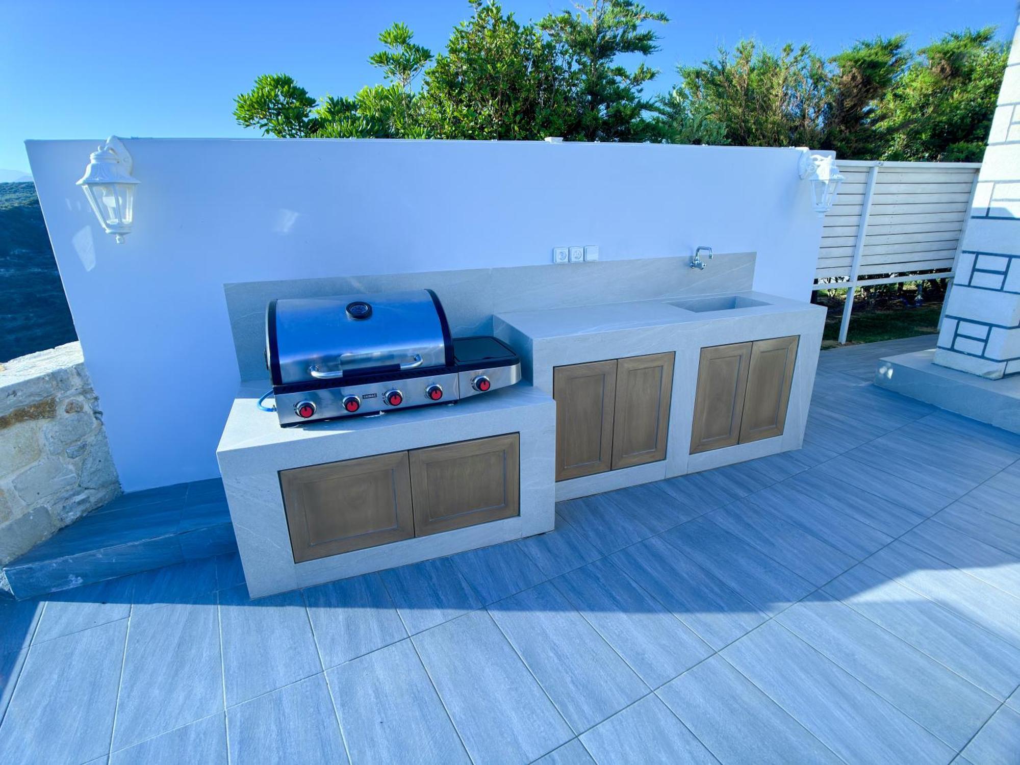Villa Heated Pool & Jacuzzi, Sea View - Paleokastro Luxury