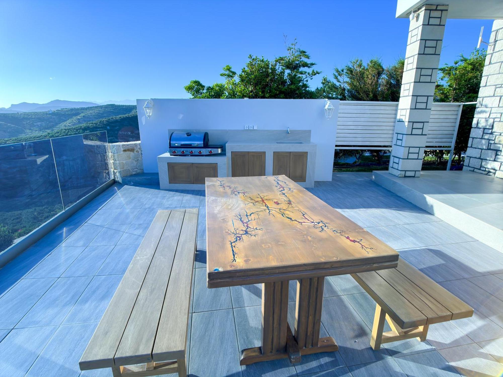 Heated Pool & Jacuzzi, Sea View - Paleokastro Luxury *