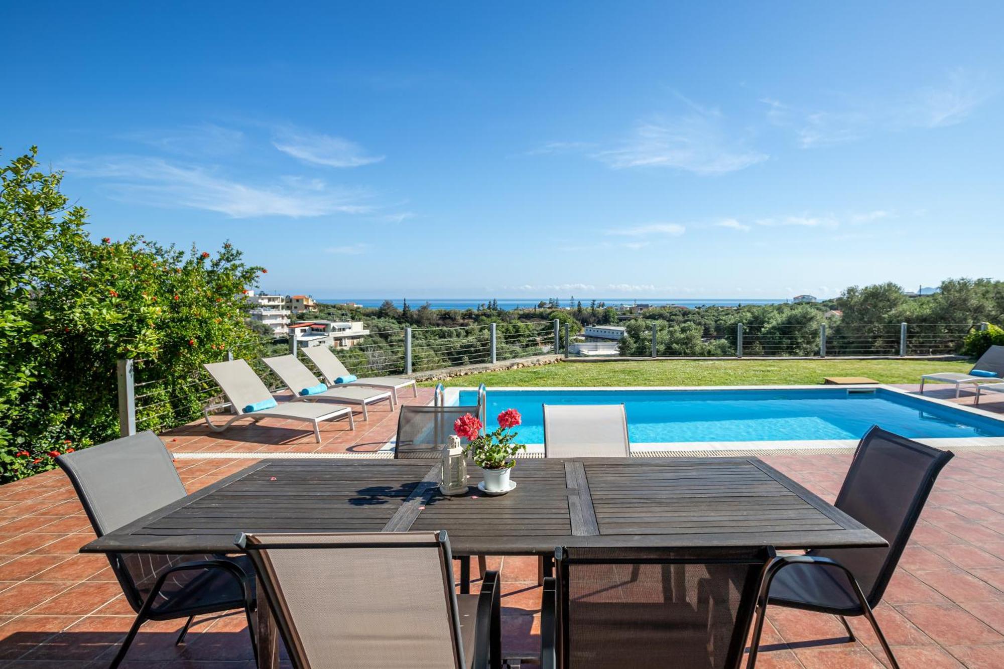 Dimitra With Private Pool And Sea View -the Ground Floor Of A Two Storey Building Holiday home