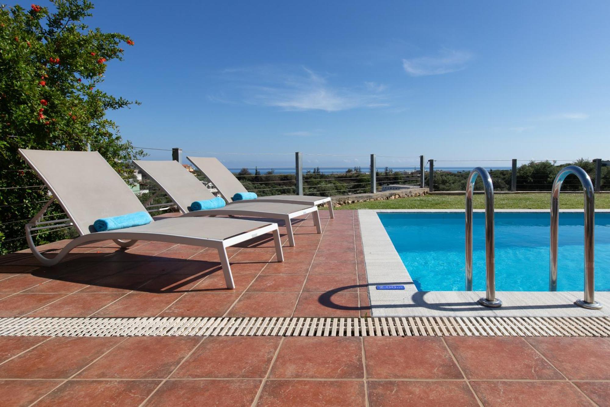 Holiday home Dimitra With Private Pool And Sea View -the Ground Floor Of A Two Storey Building *