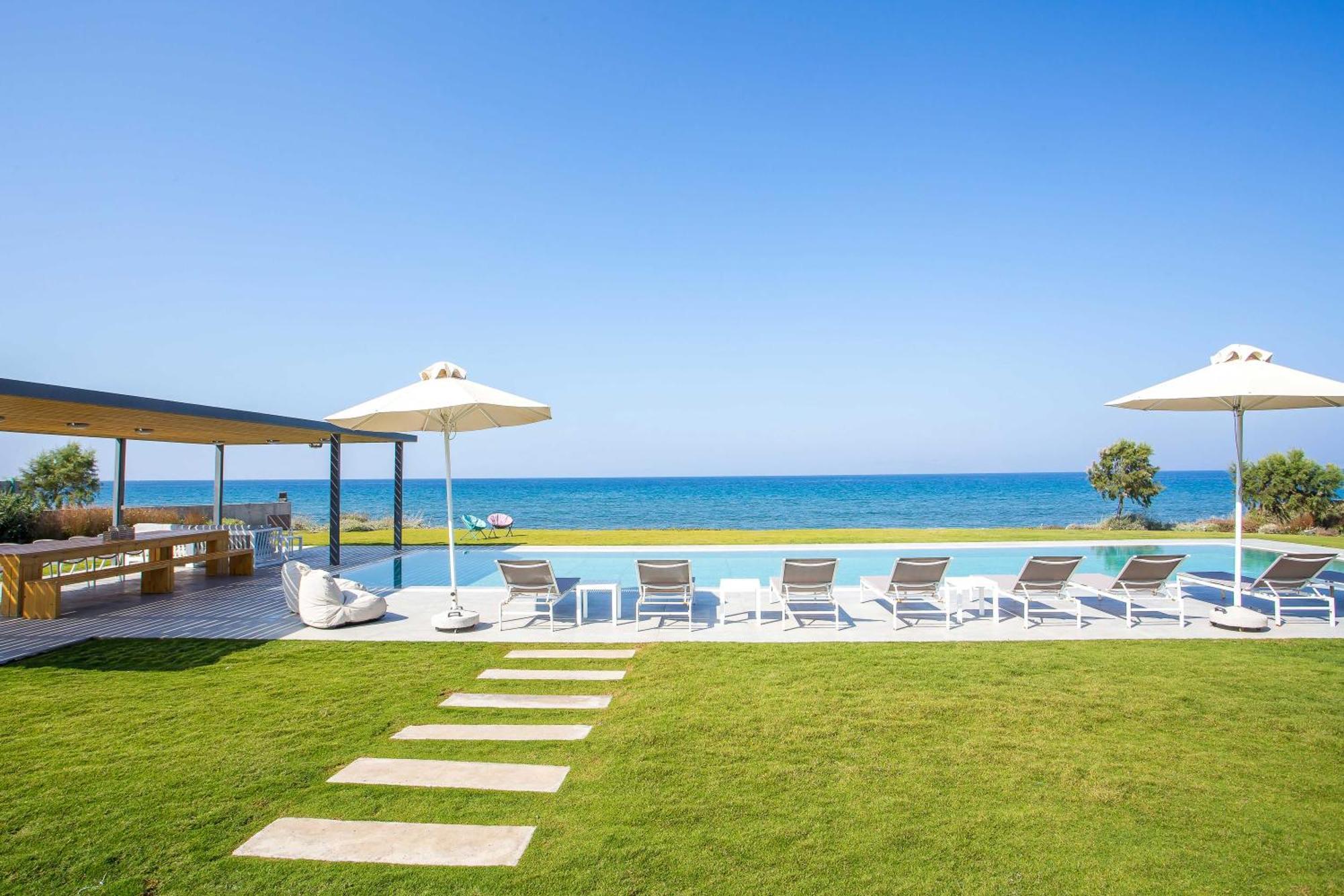 Liam Front Luxury With 100m2 Infinity Pool * Fanes (Rhodes)