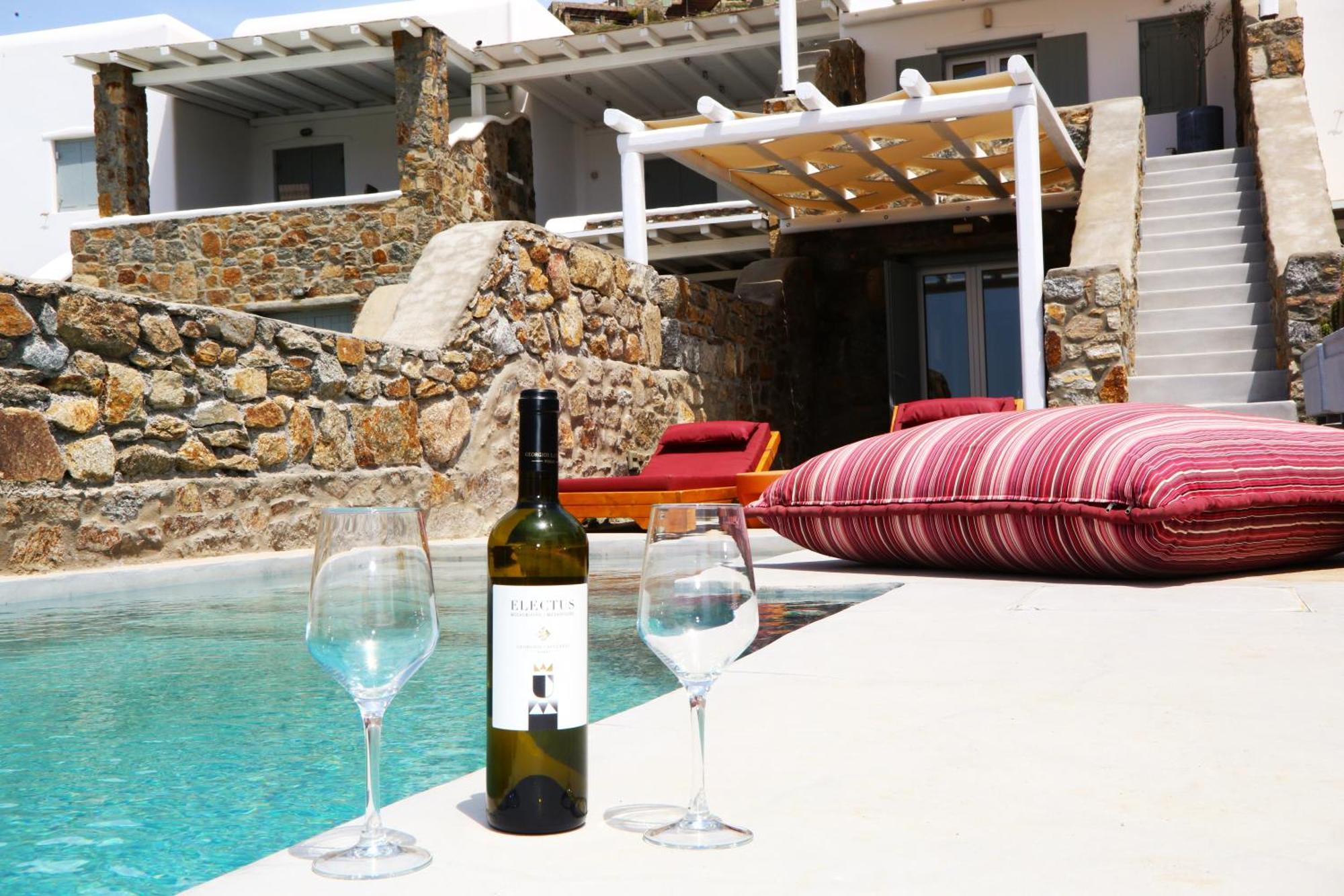 Villa Piccolo With Private Pool And Sea View Kalafatis