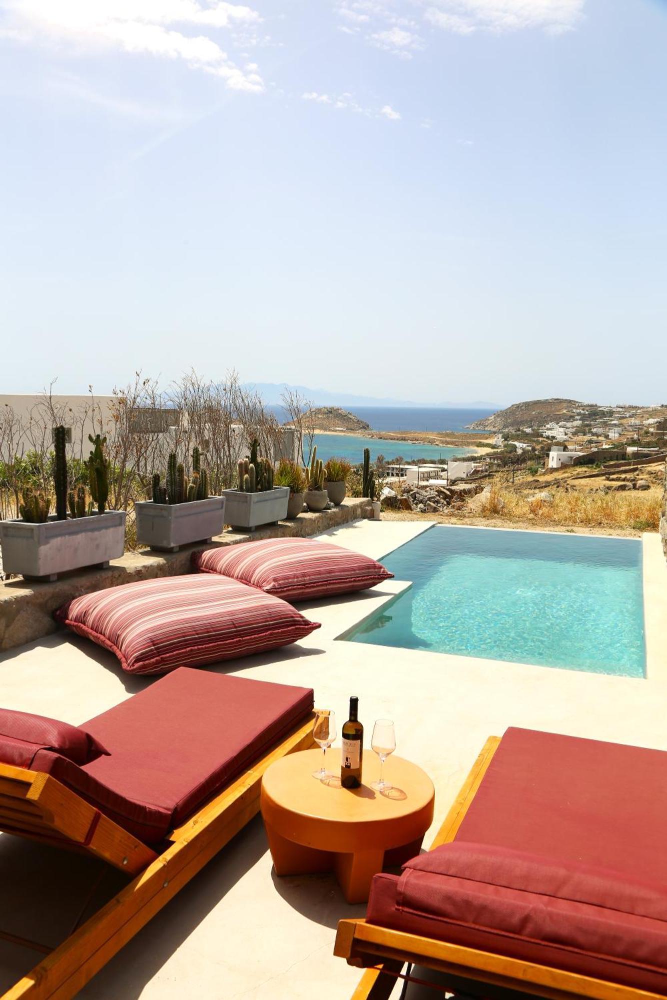 Villa Piccolo With Private Pool And Sea View Kalafatis