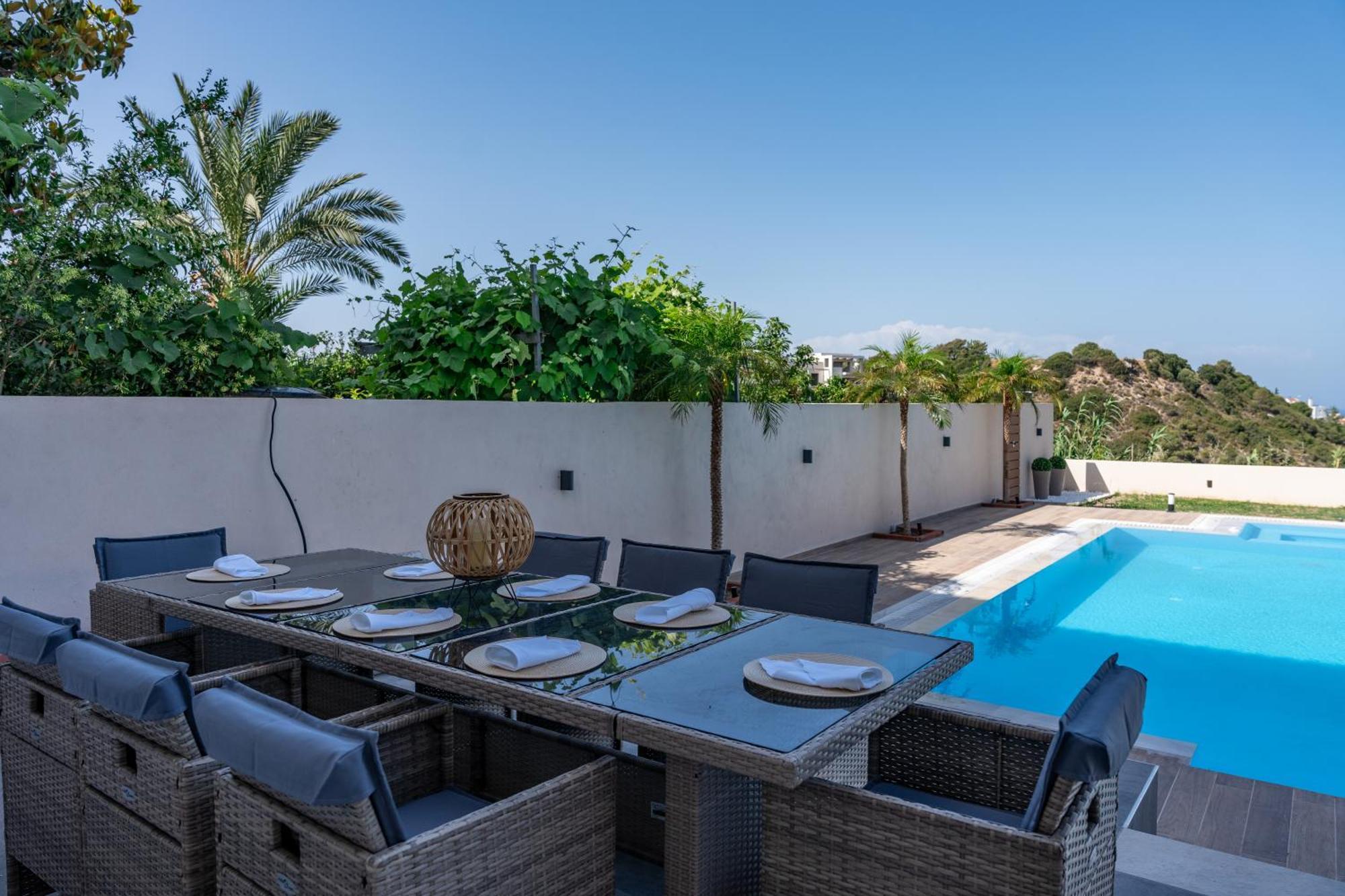 Hillside Horizon Villa Rhodes City