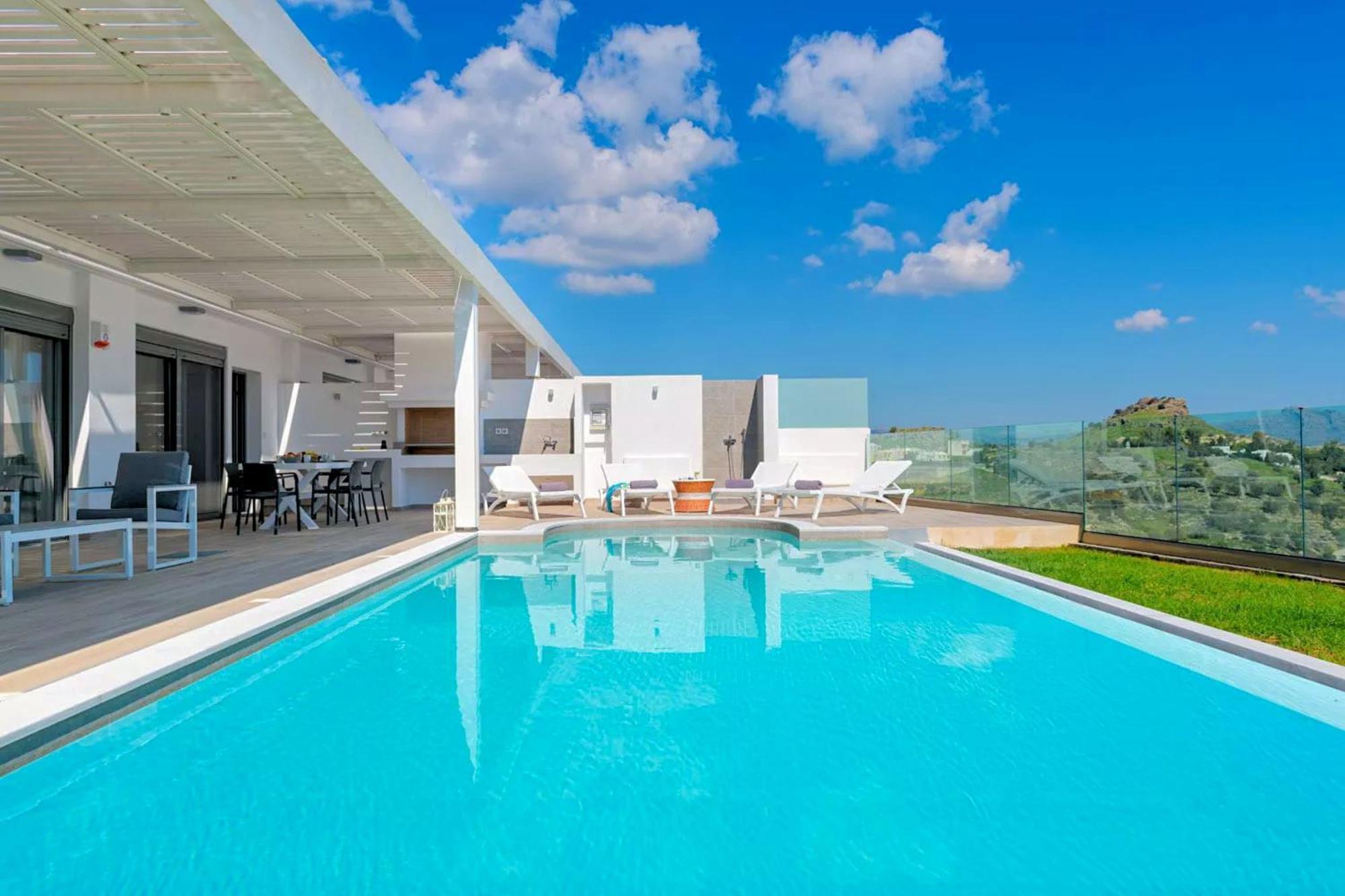 Executive Rhodes Nissos Stunning Sea Views 3 Bedrooms *