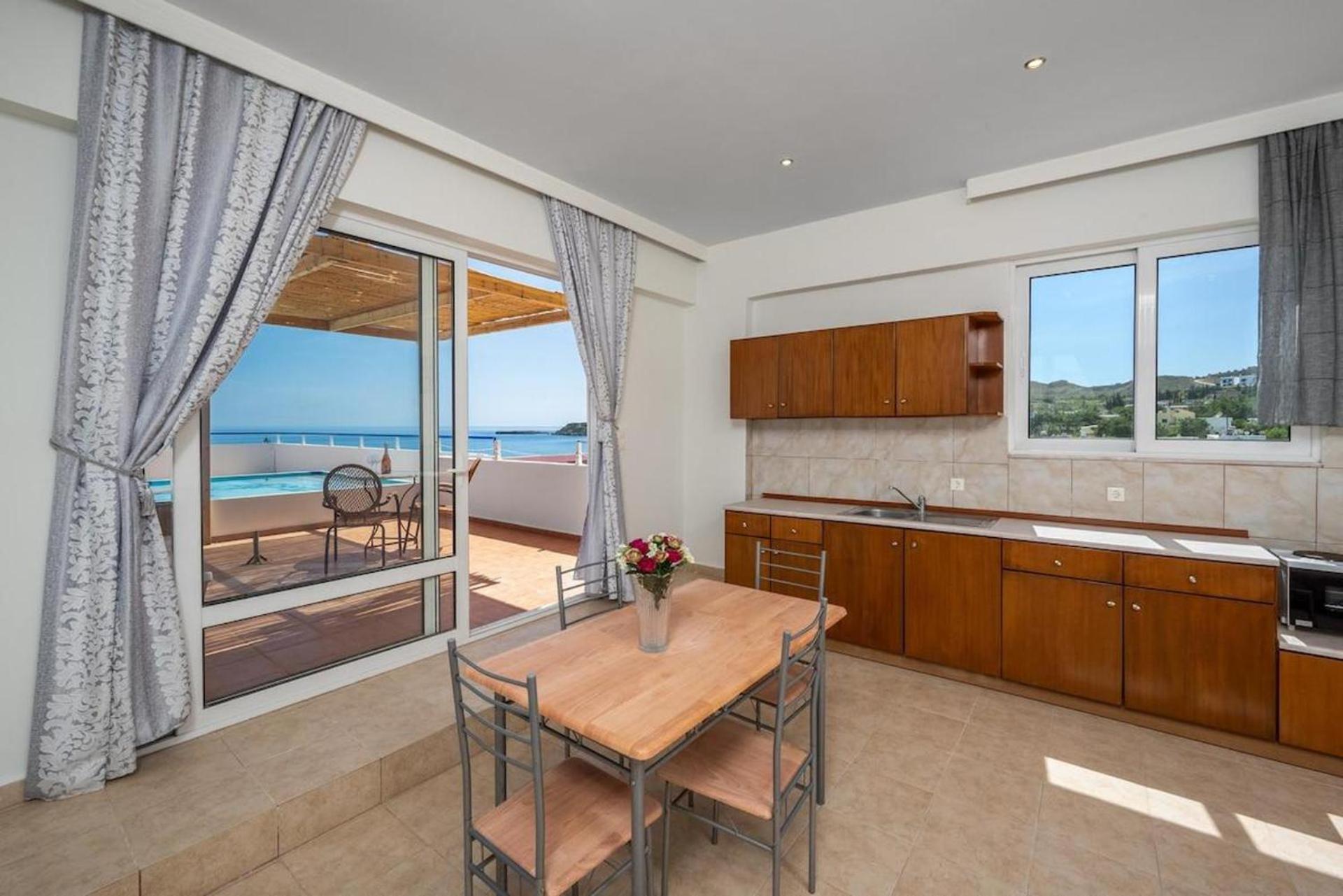 Stegna Sunrise With Private Pool & Sea View