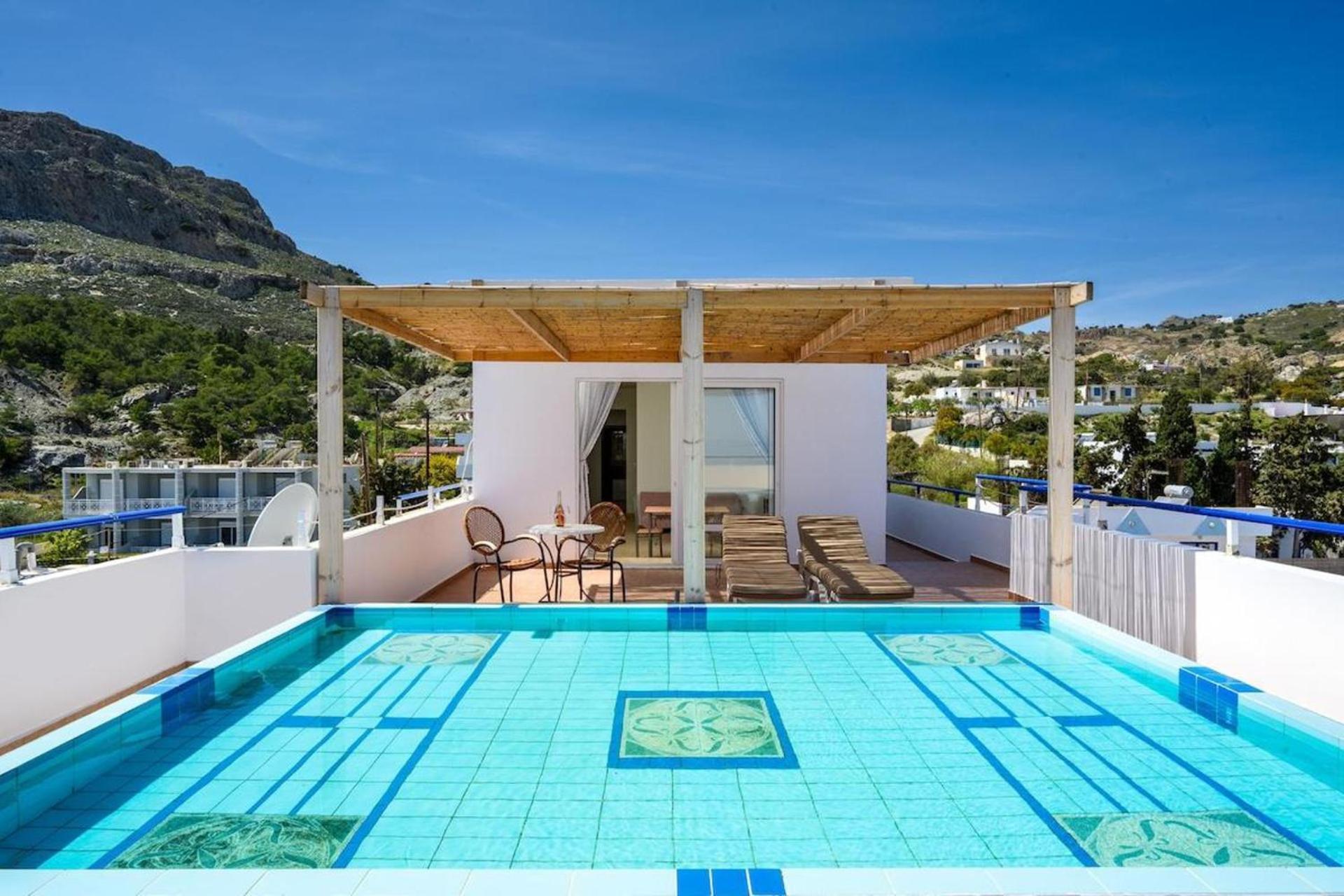 Stegna Sunrise With Private Pool & Sea View Apartment