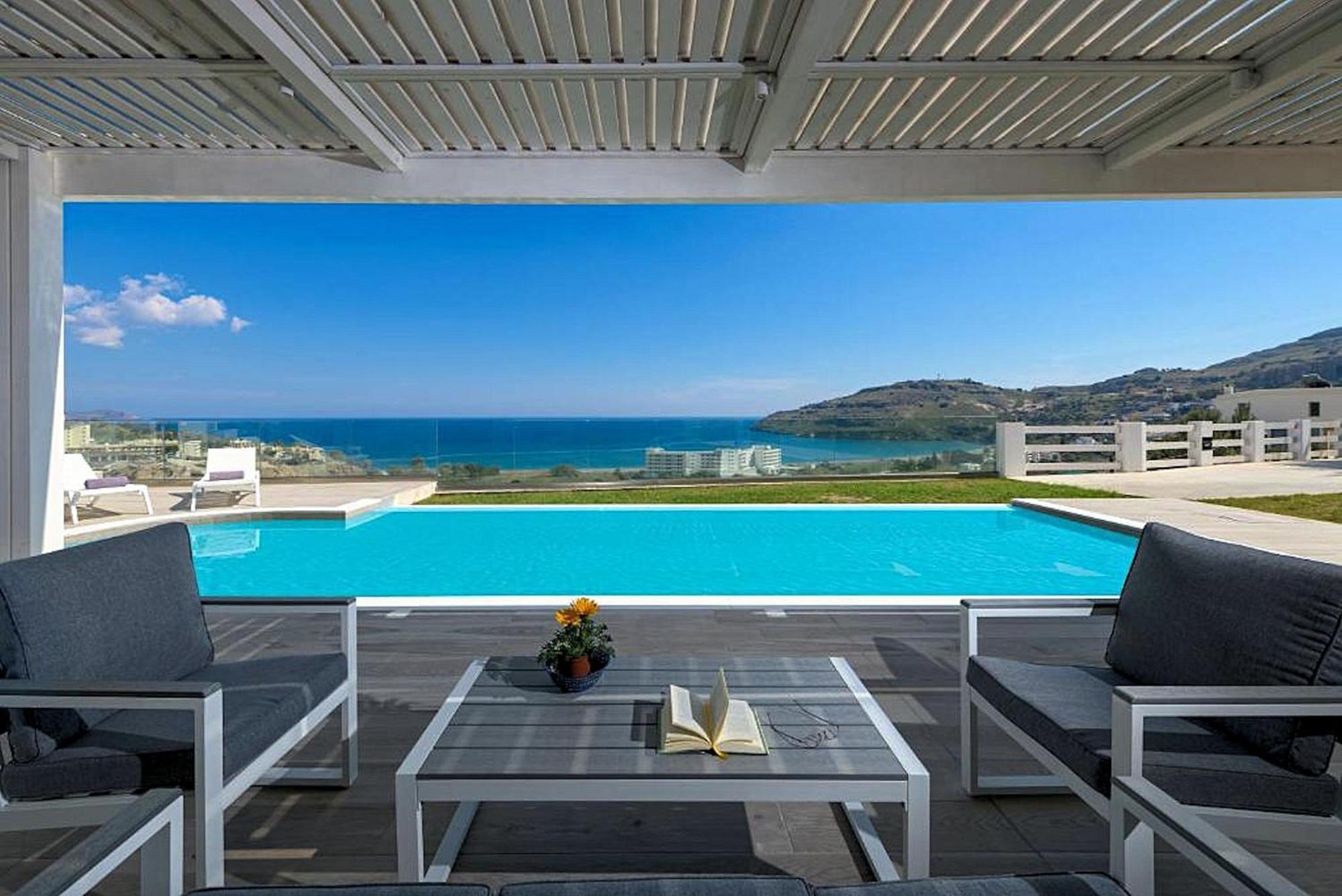 Villa Executive Rhodes Nissos Stunning Sea Views 3 Bedrooms