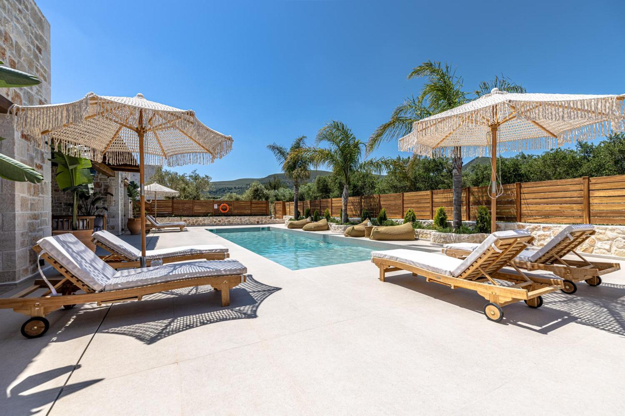 Villa White Stone Orion - Poolside Escape Close To Laganas *