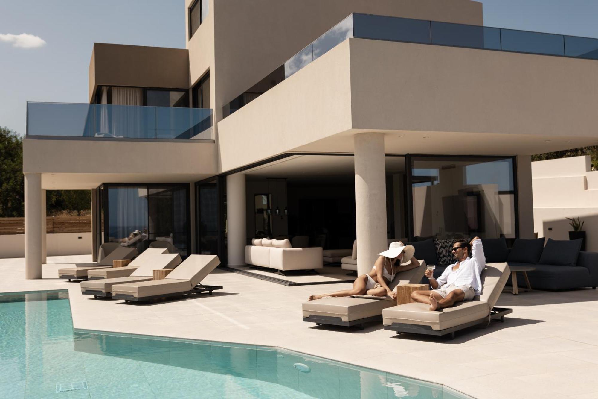 Villa Aerial - Sea & Gaze With Daily Housekeeping By Etouri Atsipopoulo