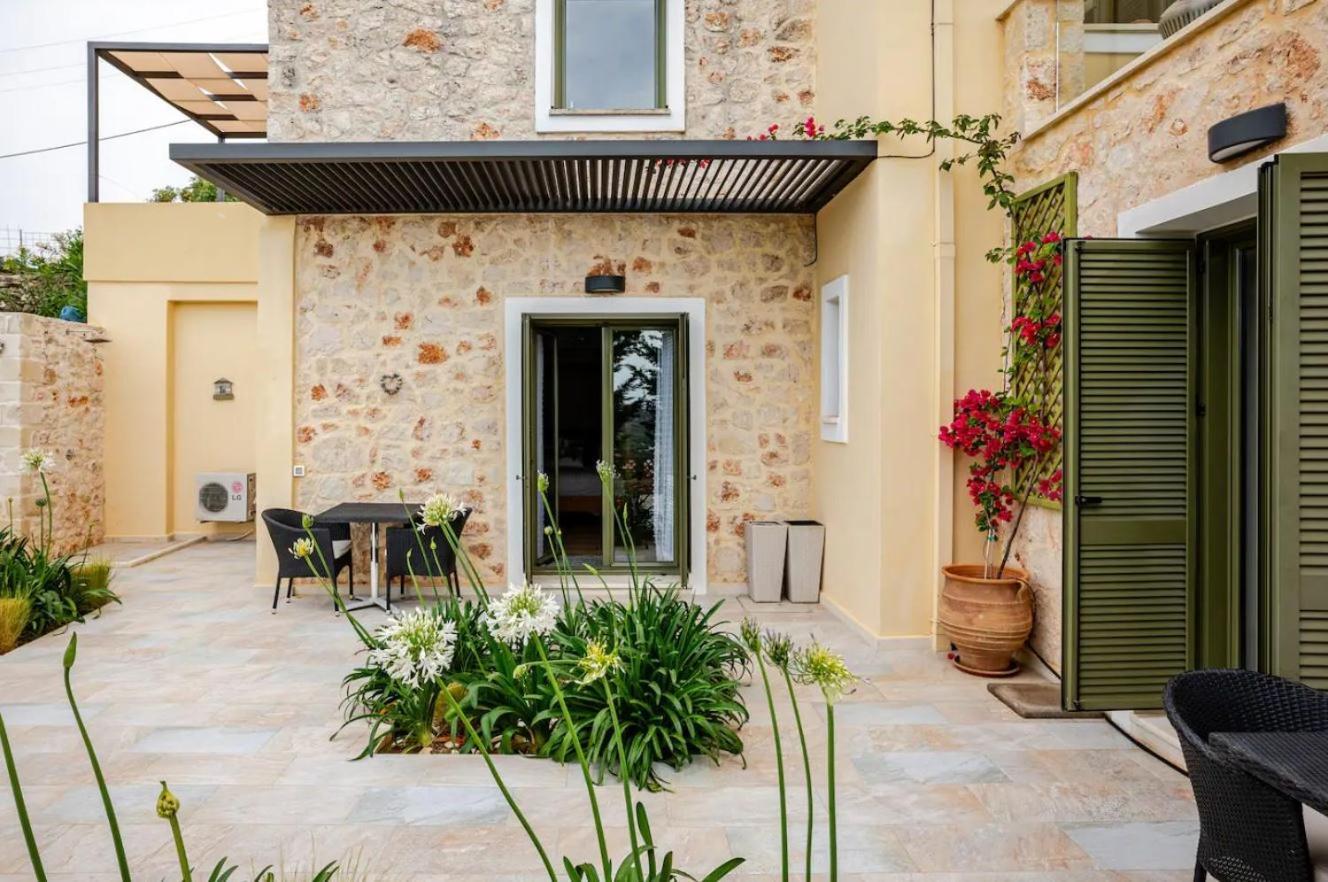 Anthos - Superb Panoramic Sea And Hill Views With Private Pool Villa Gavalochori