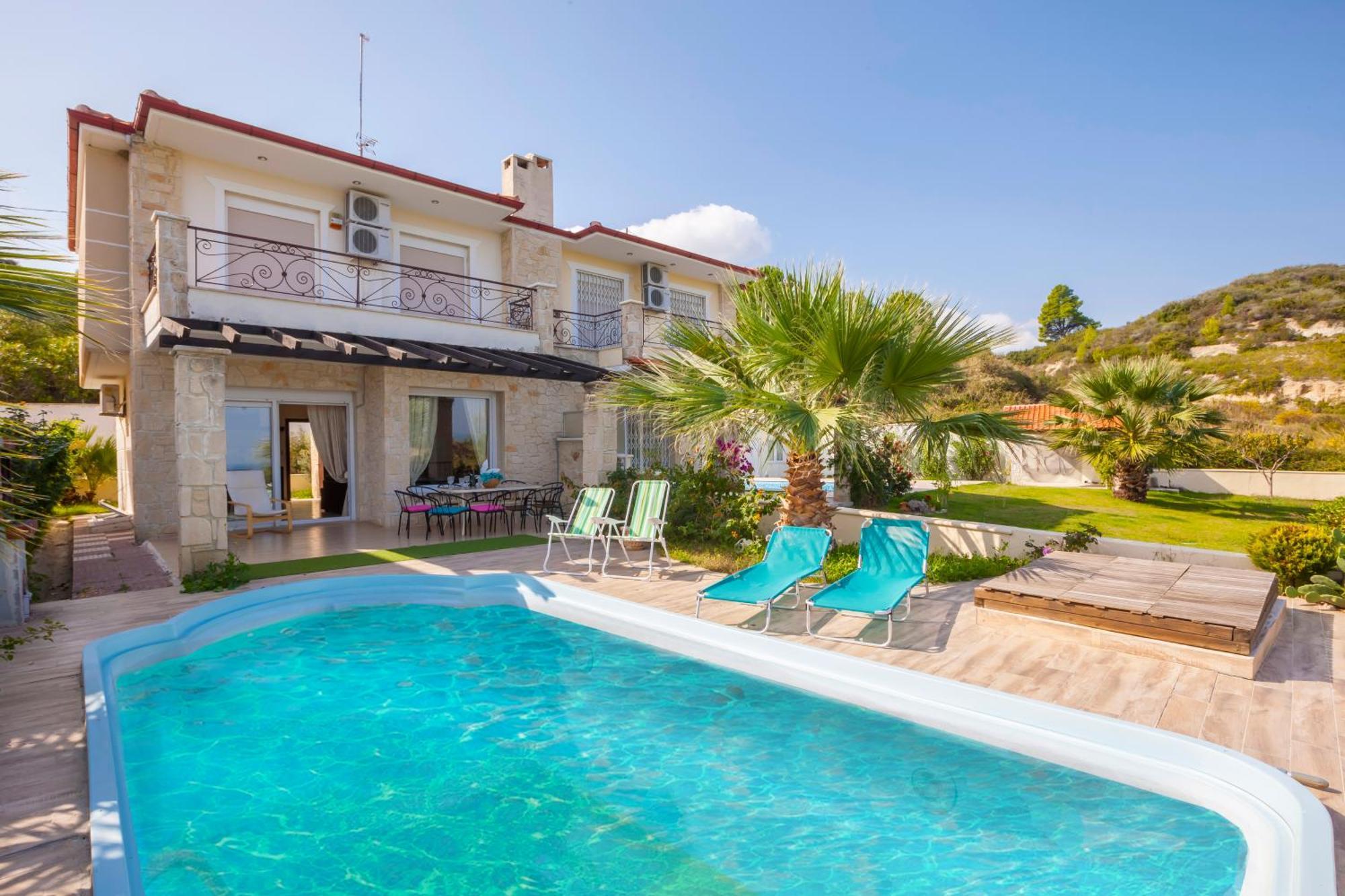 Panoramic View Anna Villa Pefkochori