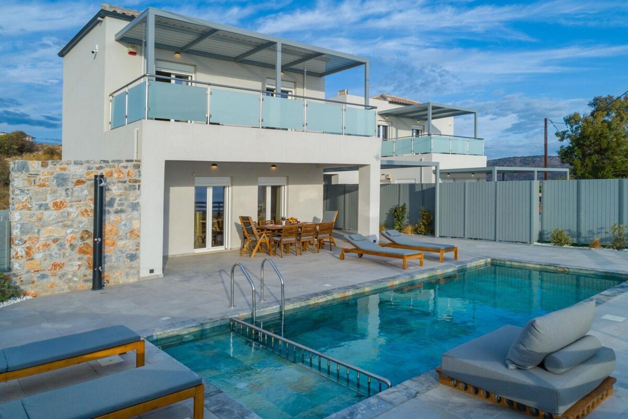 Gianna's Panoramic Seaview Twin With Pool 1 * Kefalas