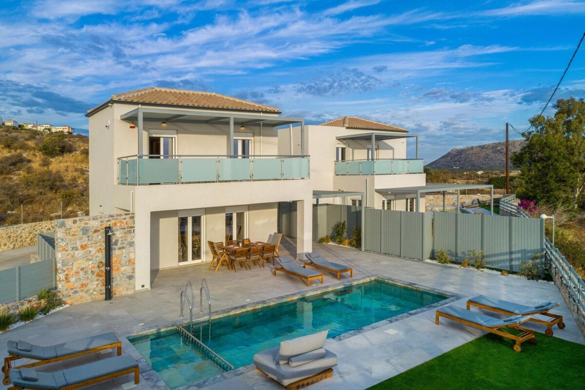 Gianna's Panoramic Seaview Twin With Pool 1 Villa