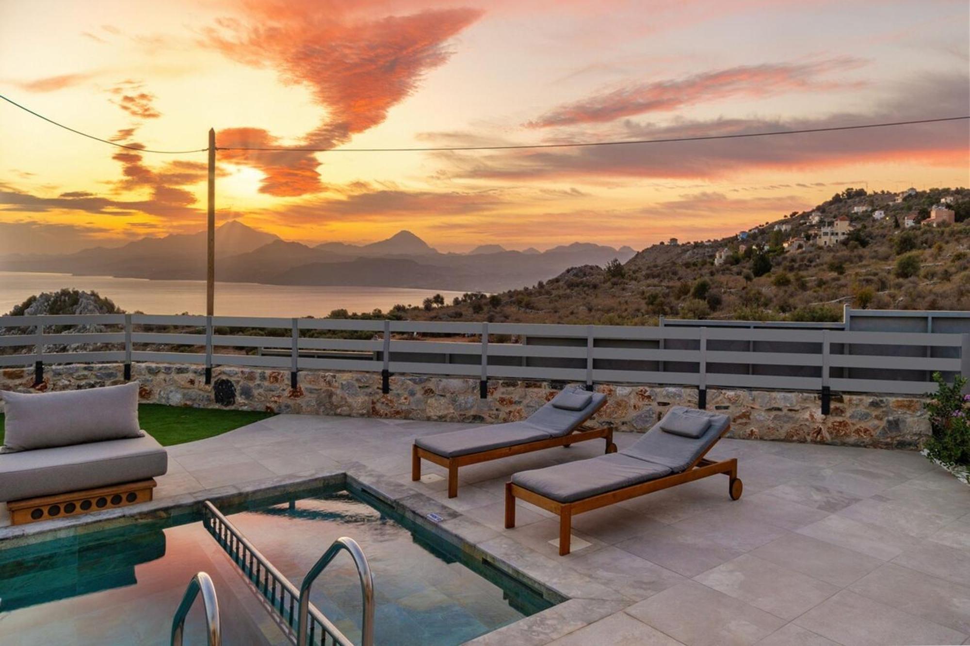 Gianna's Panoramic Seaview Twin With Pool 1 Kefalas