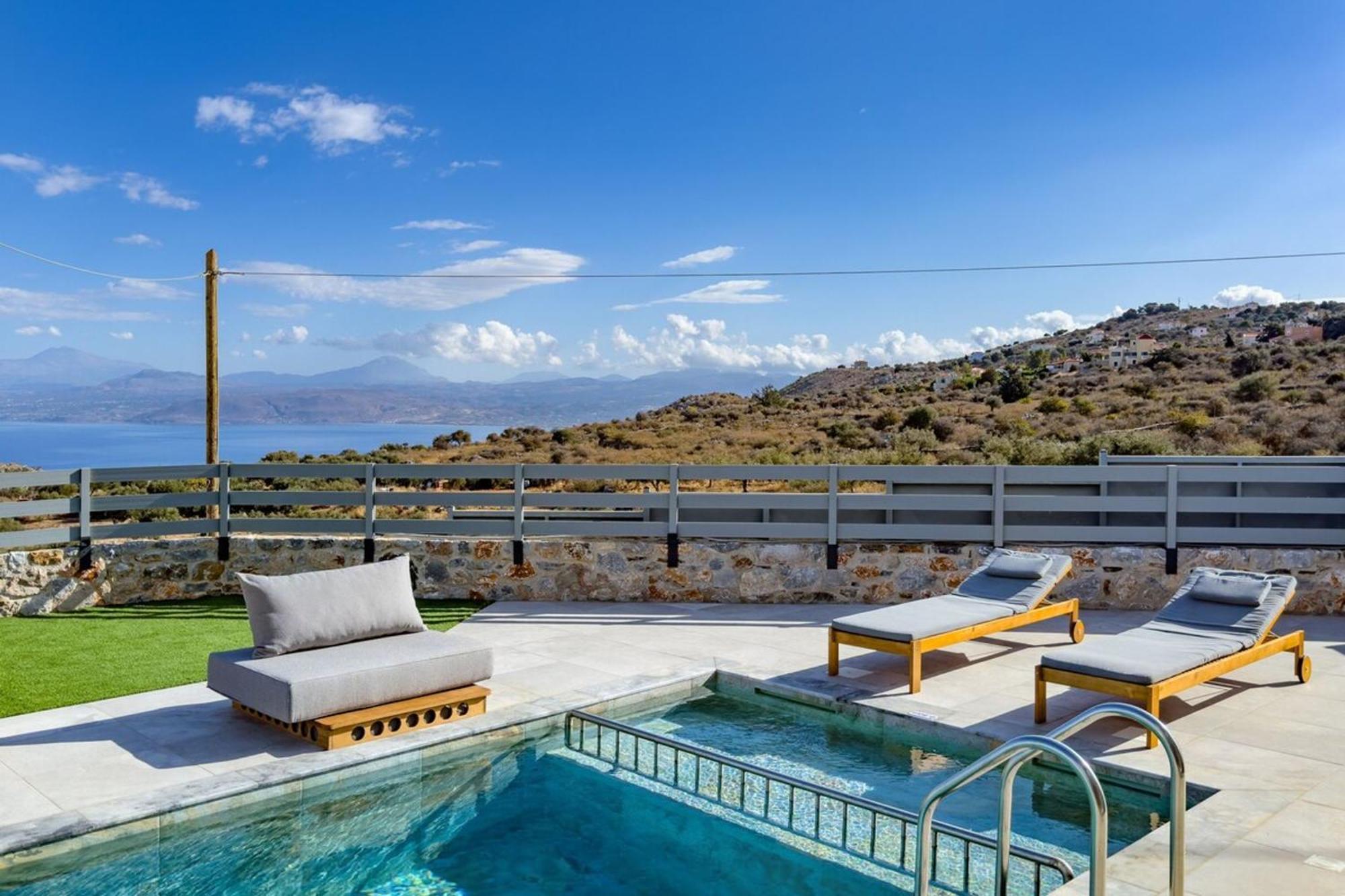 Gianna's Panoramic Seaview Twin With Pool 1 * Kefalas