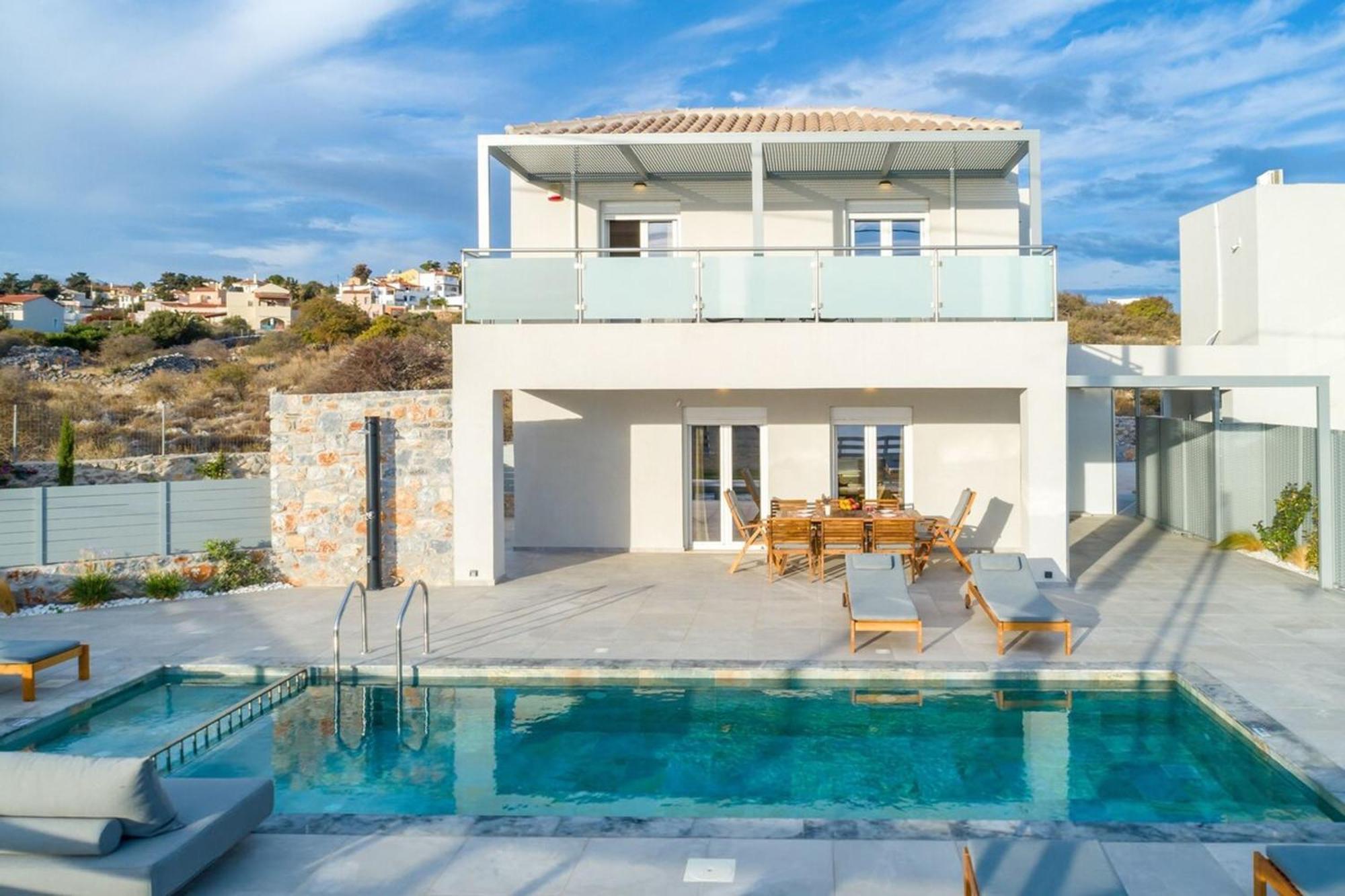 Gianna's Panoramic Seaview Twin With Pool 1 Villa