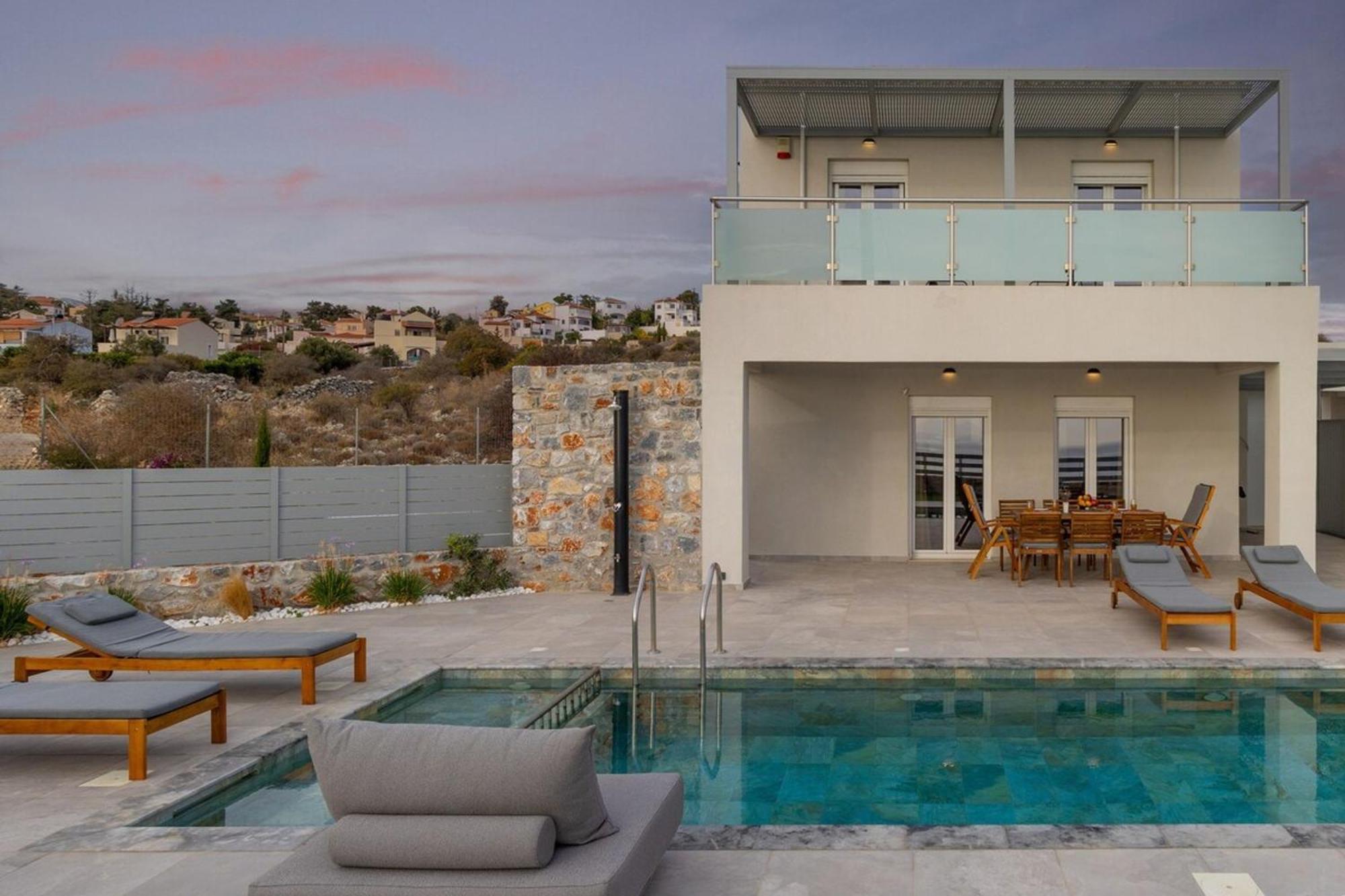 Villa Gianna's Panoramic Seaview Twin With Pool 1