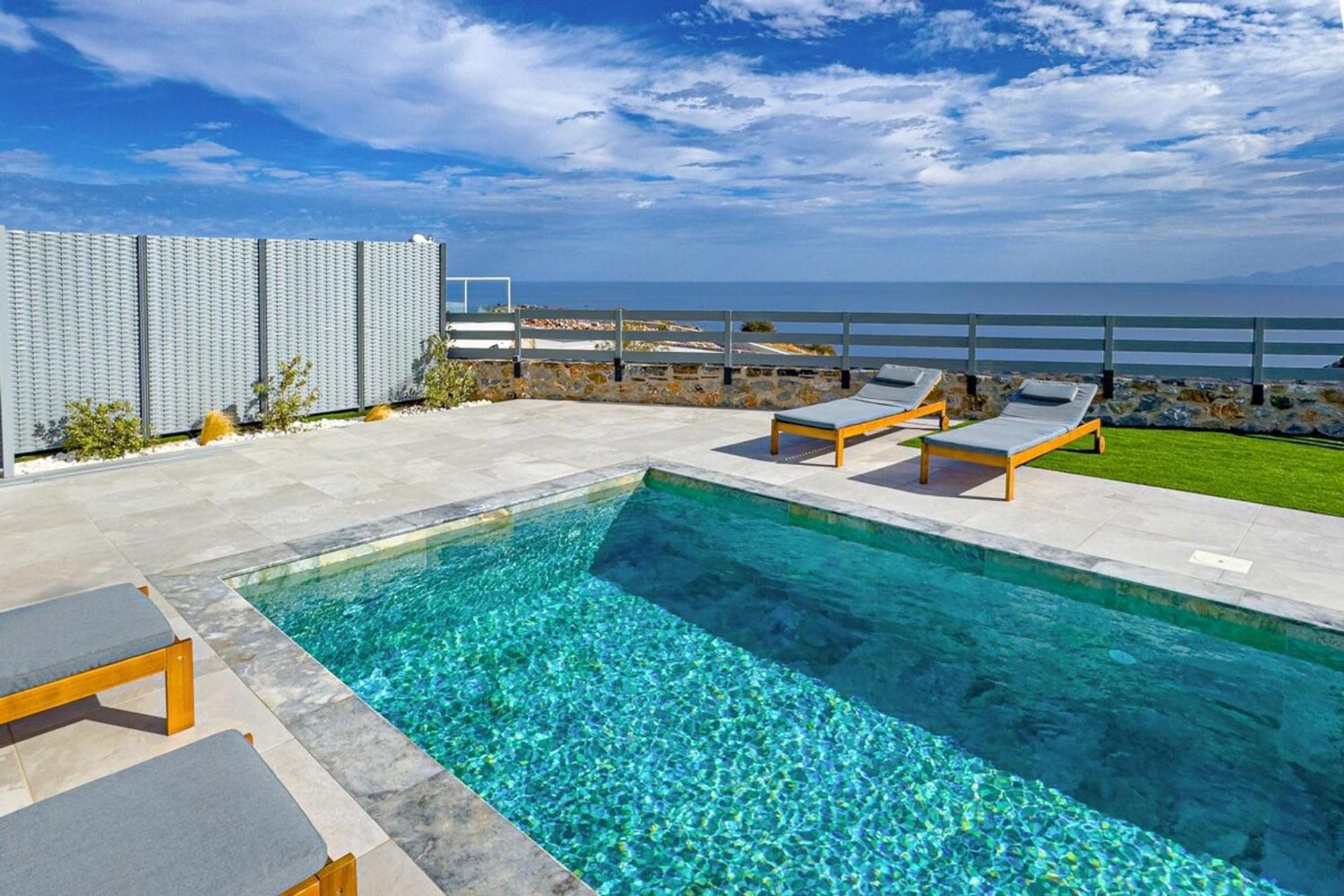 Gianna's Panoramic Seaview Twin With Pool 1 Kefalas