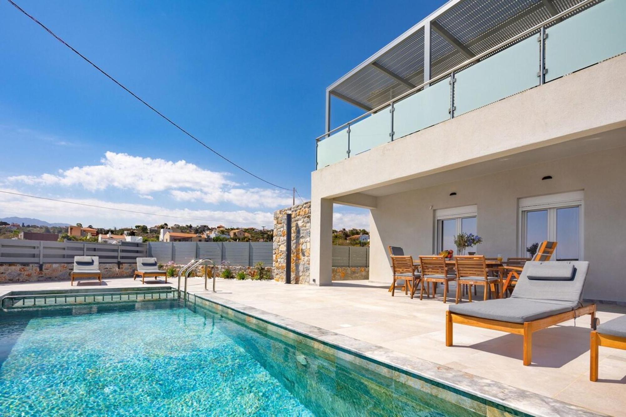 Gianna's Panoramic Seaview Twin With Pool 1 * Kefalas