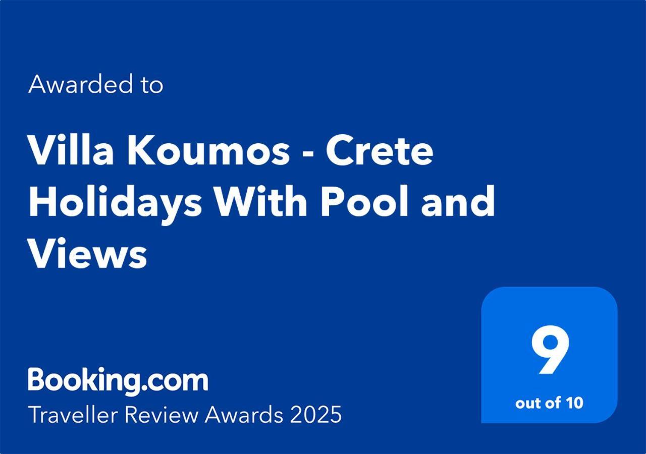 Koumos - Crete Holidays With Pool And Views *