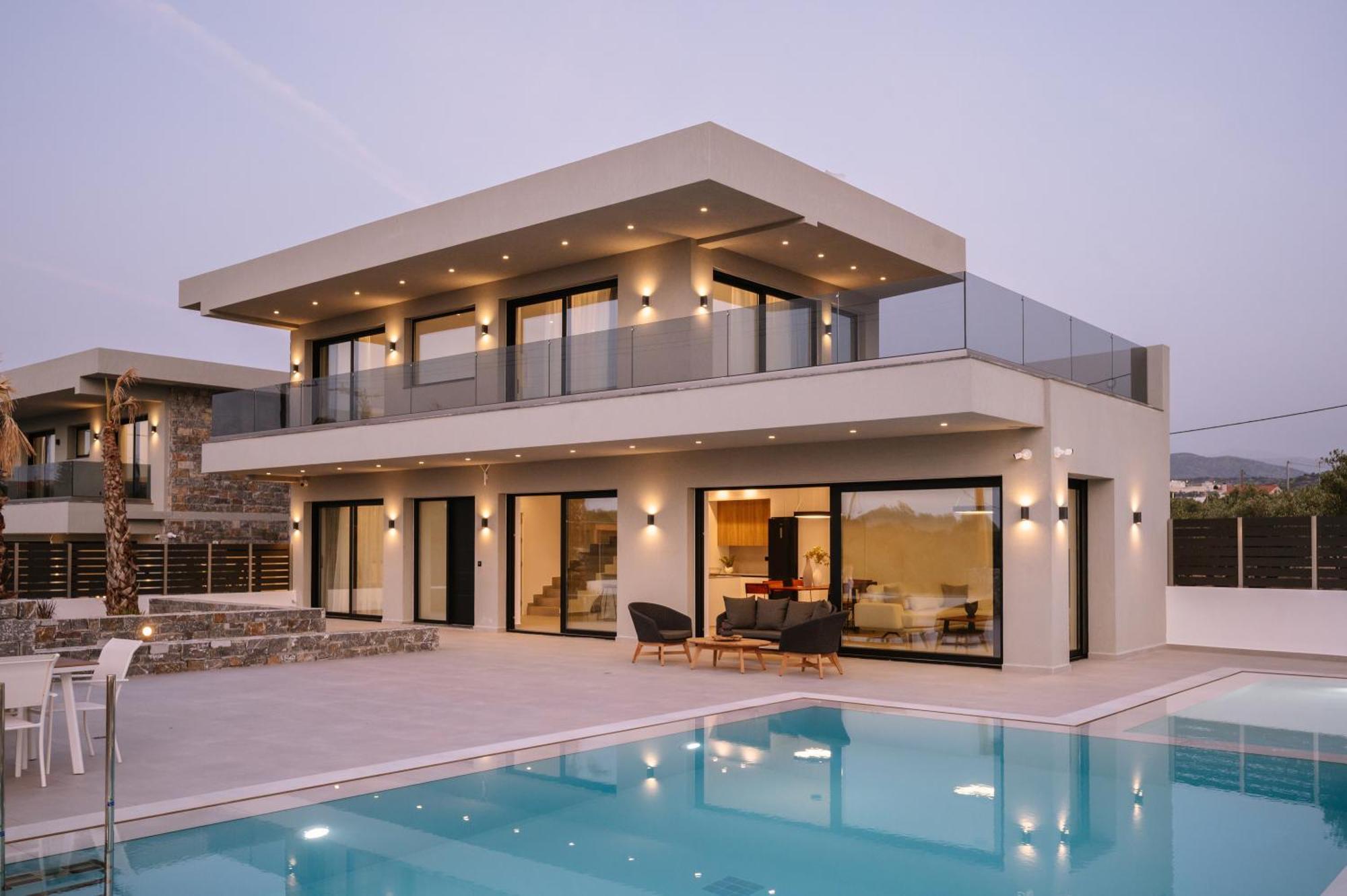 Evi & Eugenia With Heated Pools By Temma Villa Hersonissos (Crete)