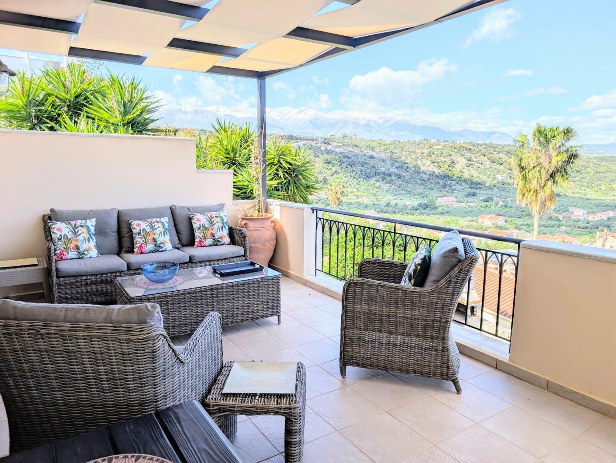 Koumos - Crete Holidays With Pool And Views Villa *