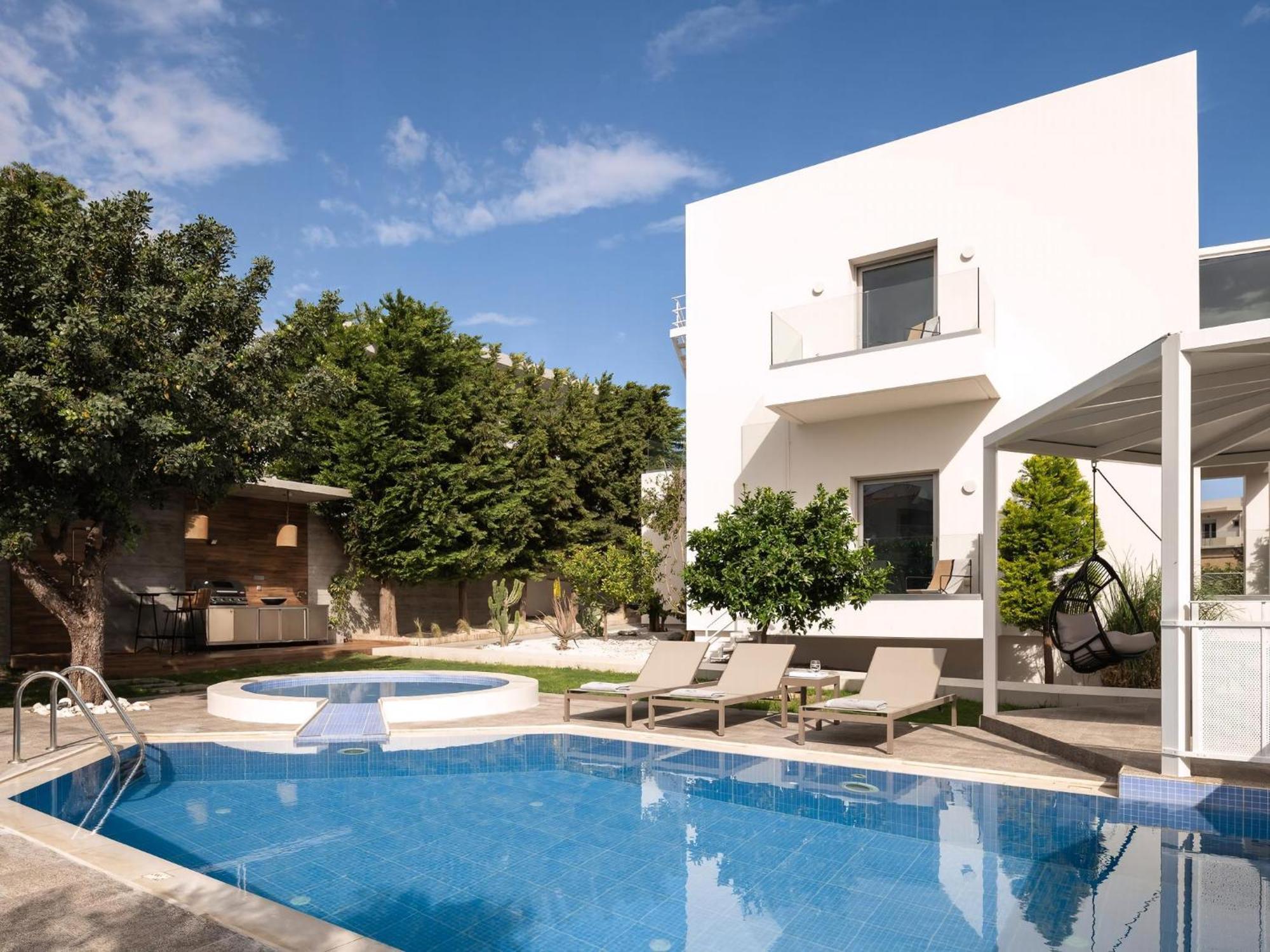Extravagant Crete Villa 4 Bedrooms Villa Yasemi I Private Pool And Outdoor Amenities Bbq Rethymno
