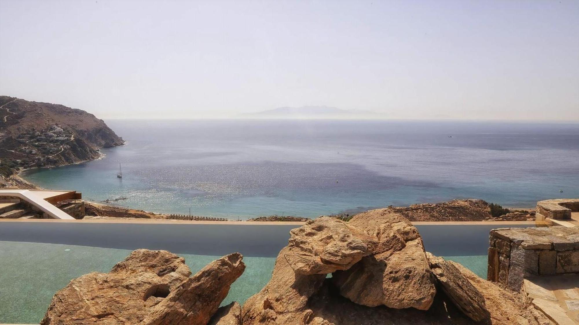 Gorgeous Mykonos 12 Bedrooms Nova Light Private Pool Panoramic Sea Views Elia *