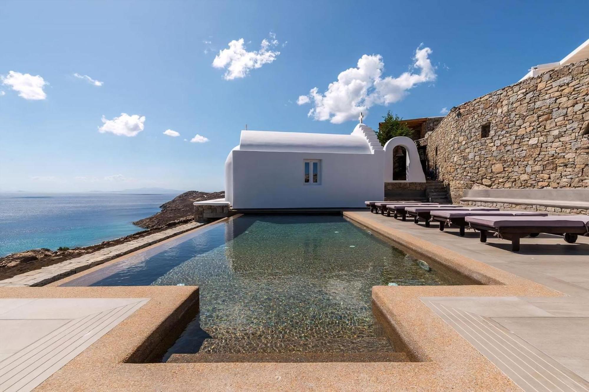 Gorgeous Mykonos 12 Bedrooms Nova Light Private Pool Panoramic Sea Views Elia Elia (Mykonos)