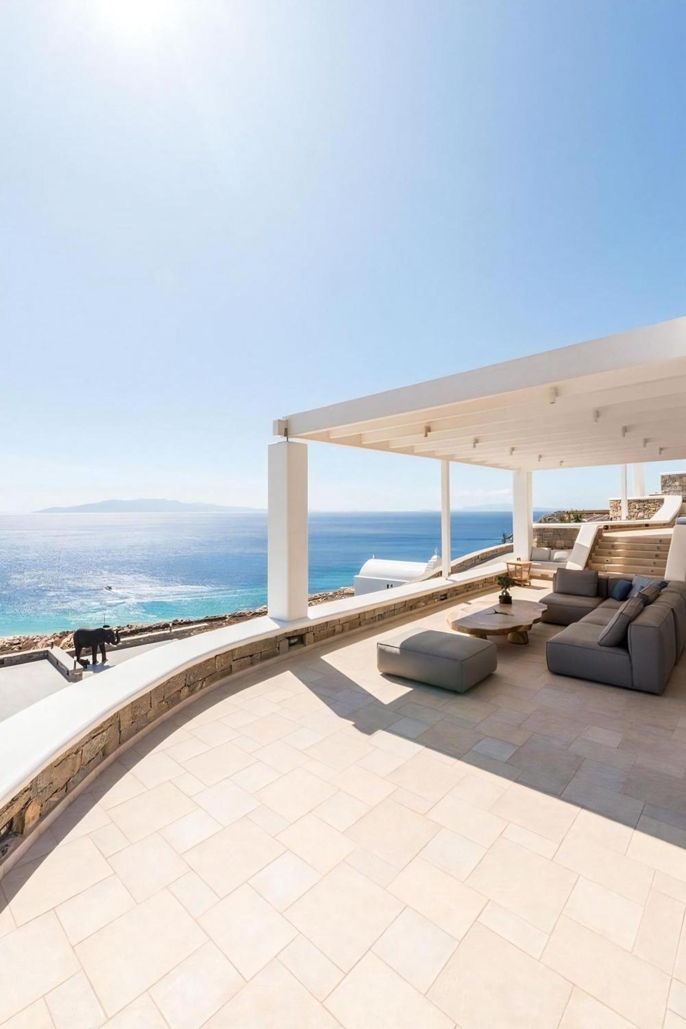 Villa Gorgeous Mykonos 12 Bedrooms Nova Light Private Pool Panoramic Sea Views Elia *