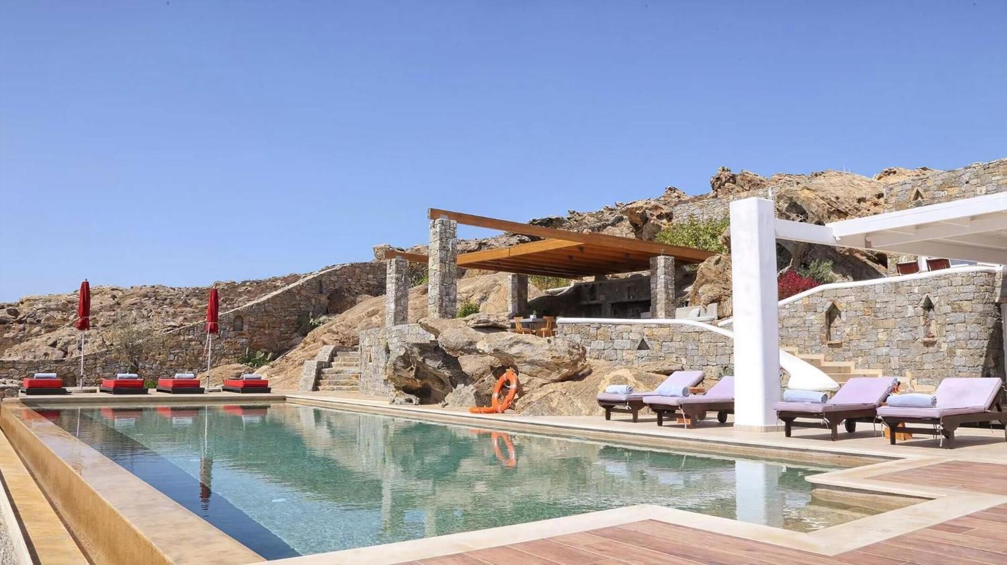 Gorgeous Mykonos 12 Bedrooms Nova Light Private Pool Panoramic Sea Views Elia * Elia (Mykonos)