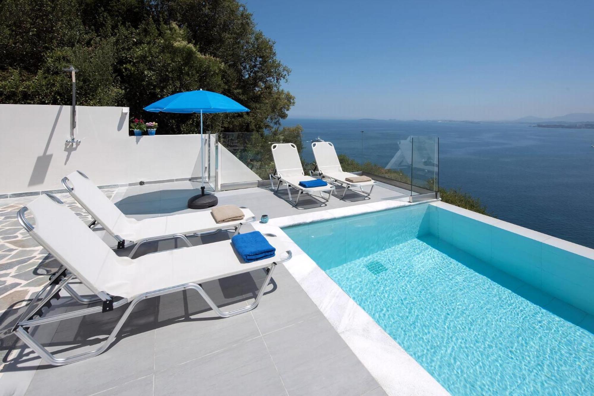 Villa Astounding Corfu Villa 2 Bedrooms Villa Clara Wonderful Sea Mountain Views Pirgi