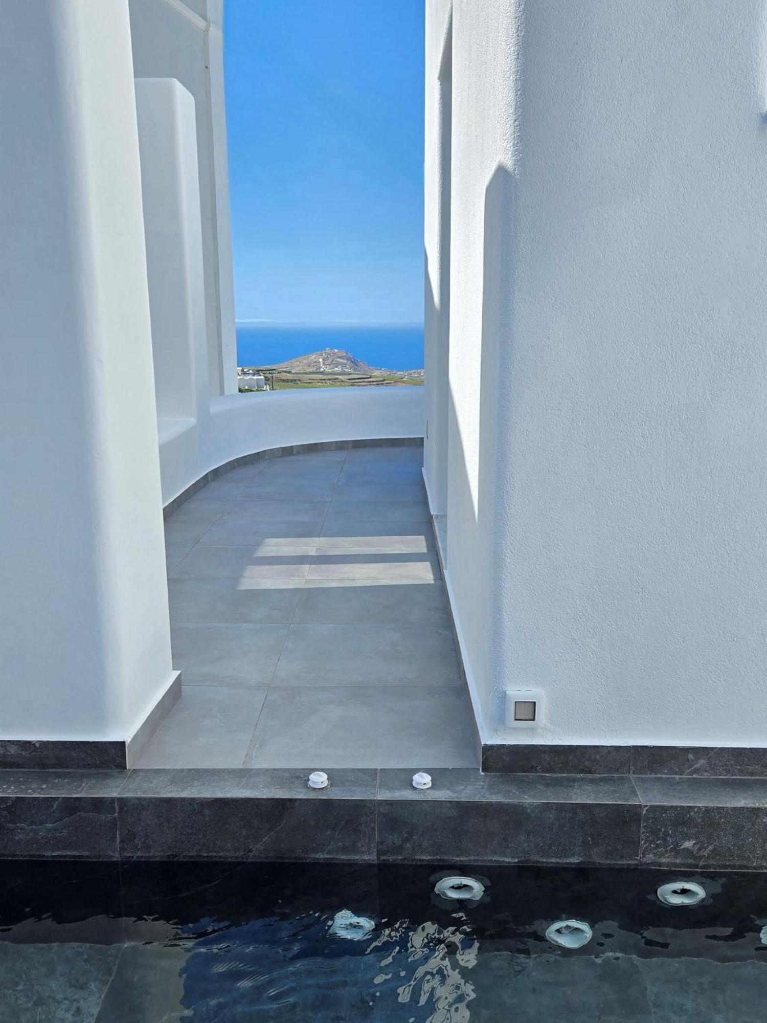 Santorini Ethereal Blue Pyrgos Kallistis