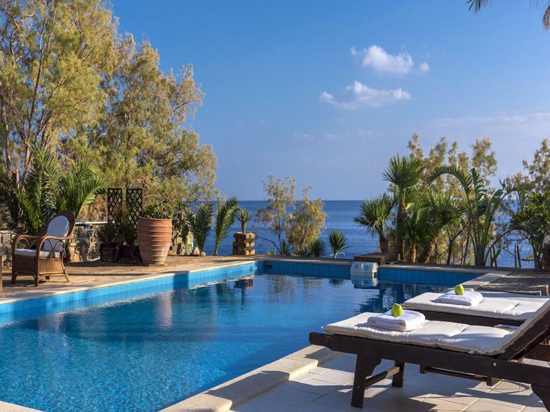 Beachfront Luxury Villa South Crete, 500M To Restaurant & Bbq!!