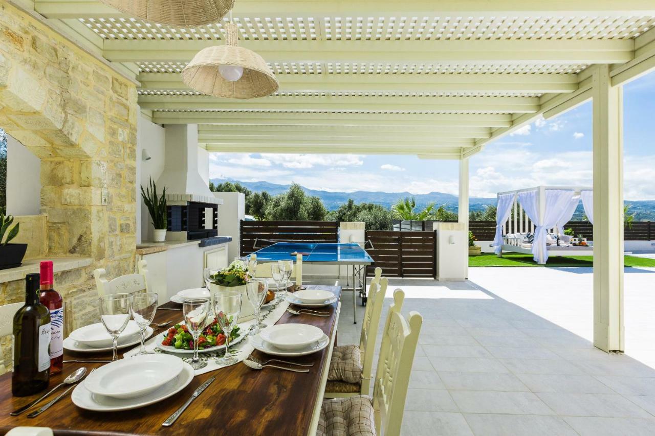 Villa Caramel Villa, With 40m2 Pool & Whirlpool, By Thinkvilla Panormos (Crete)