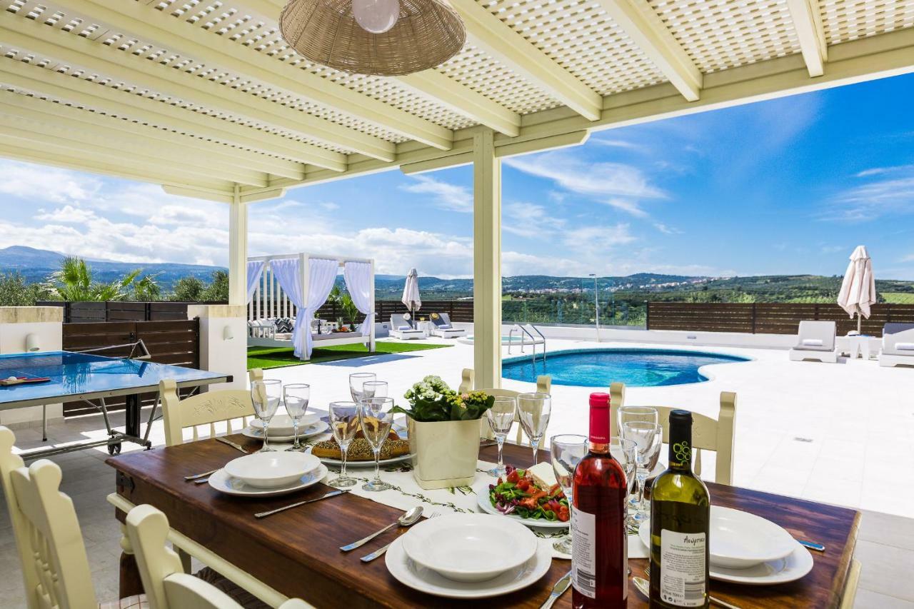 Caramel Villa, With 40m2 Pool & Whirlpool, By Thinkvilla * Panormos (Crete)